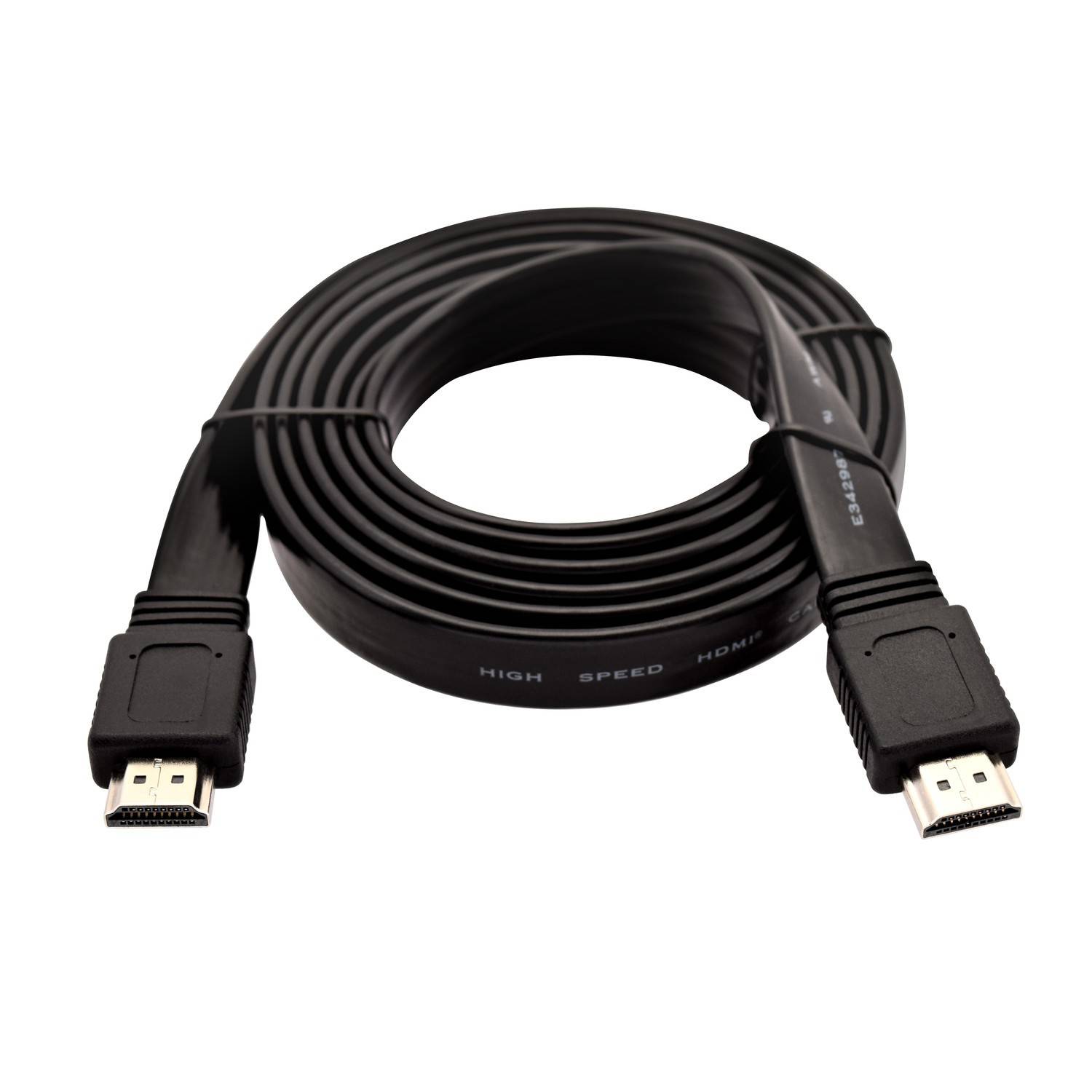 Rca Informatique - Image du produit : HDMI 1.4 CABLE 4K 2M 6.6FT BLK HDMI CABLE 10.2GBPS 4K UHD 2M