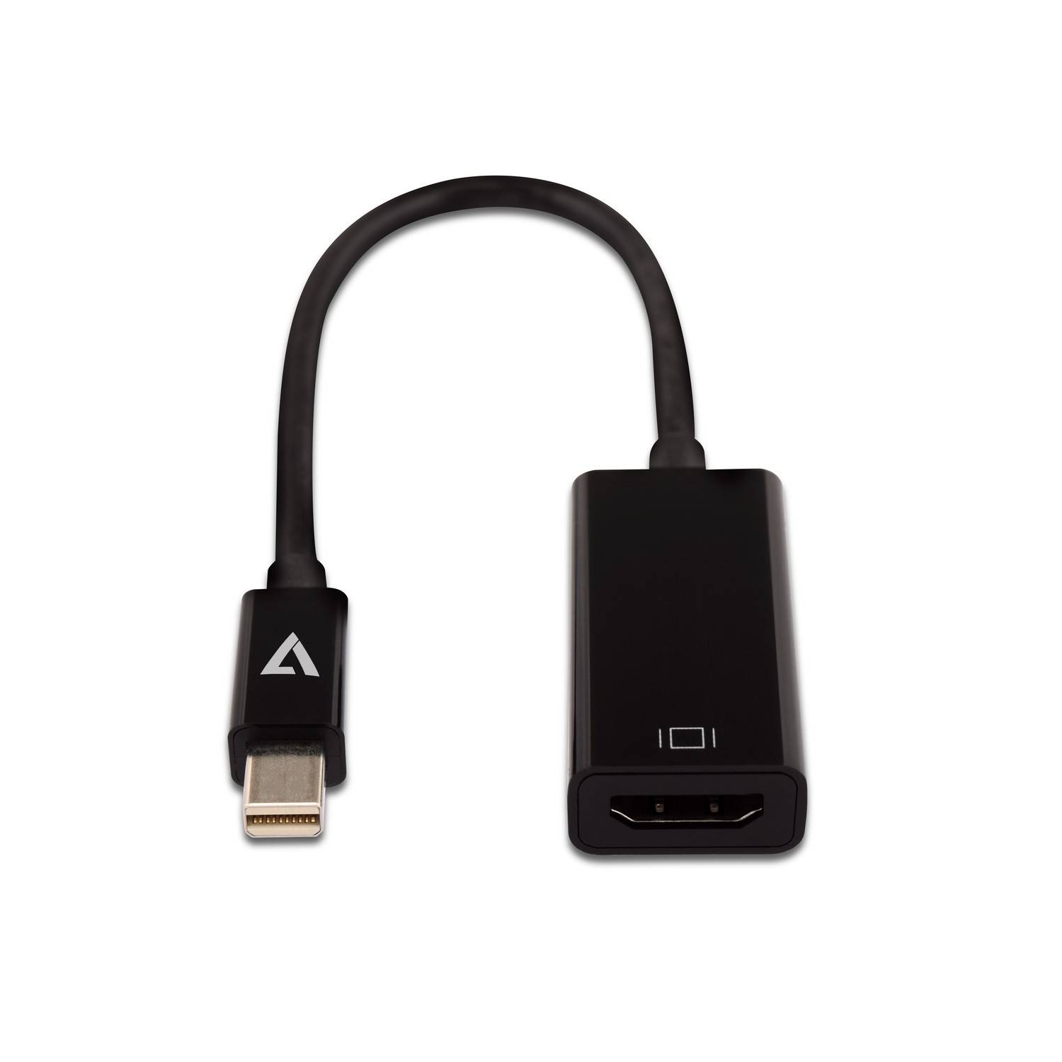 Rca Informatique - Image du produit : MINI DP TO HDMI SLIM ADPTR BLK MINIDP TO HDMI1.4 ADPTR 1080PFHD