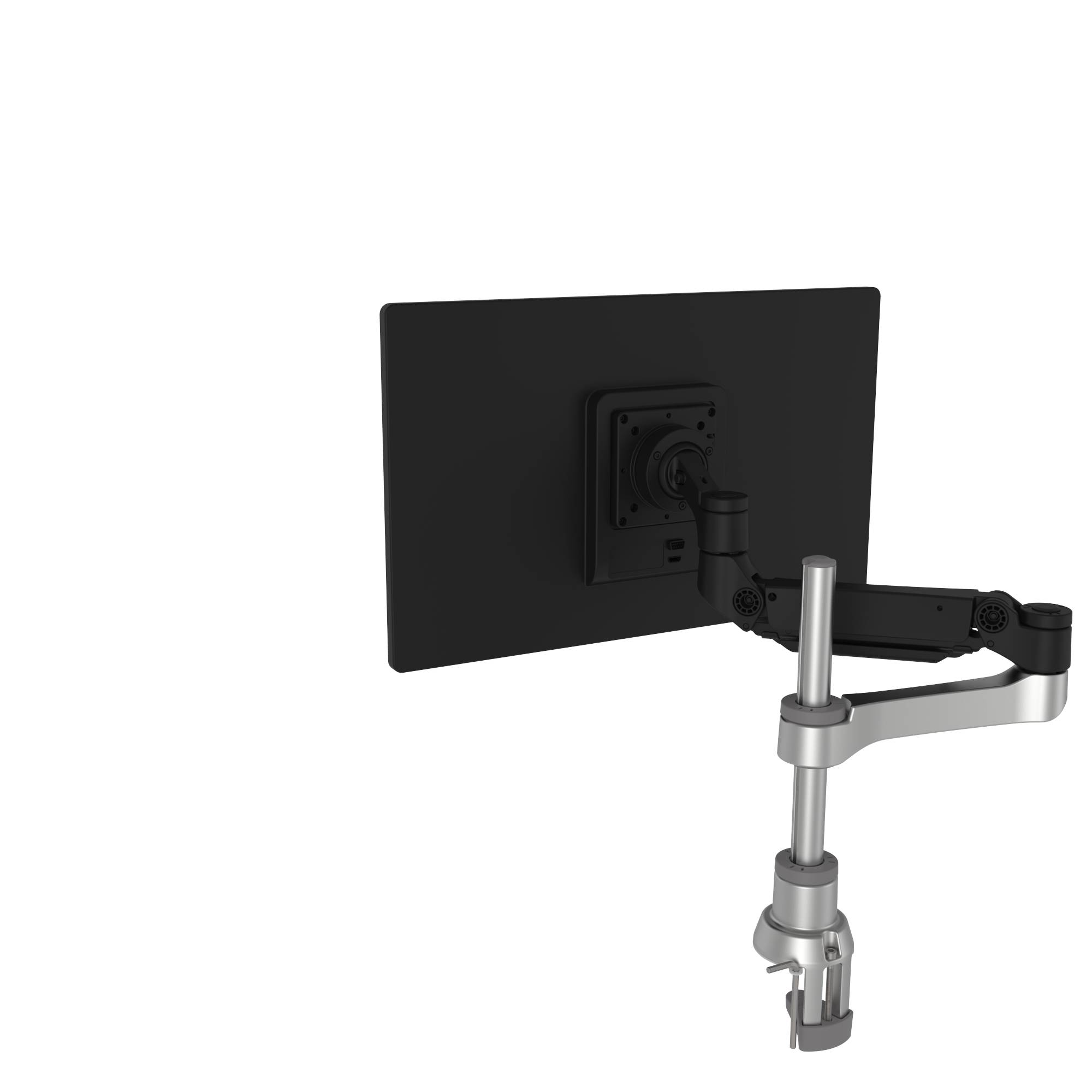 Rca Informatique - image du produit : R-GO CAPARO 4 MONITOR ARM GAS SPRING/3-9 KG/DYNAMIC/SILVER