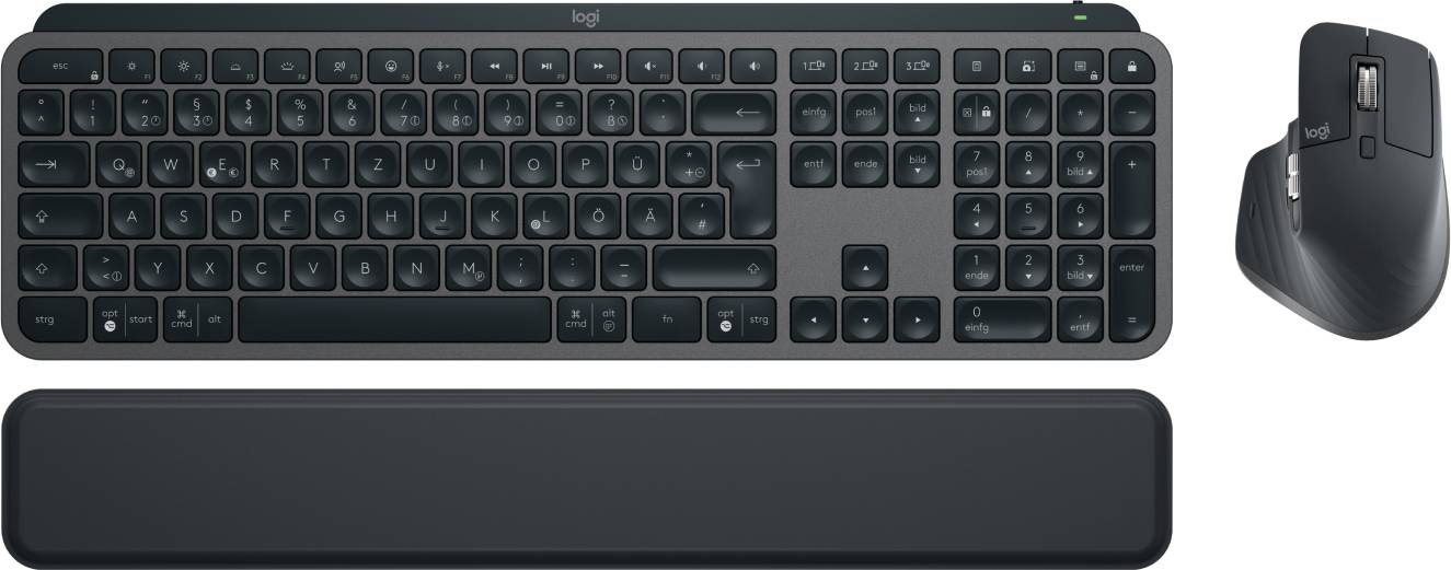 Rca Informatique - image du produit : MX KEYS S COMBO - GRAPHITE DEU - BT- N/A - CENTRAL-419