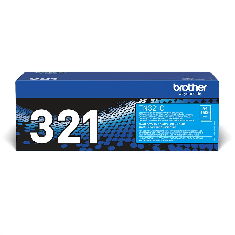 Rca Informatique - image du produit : TN-321C TONER CARTRIDGE CYAN F/ HL-L8250CDN 1500PGS