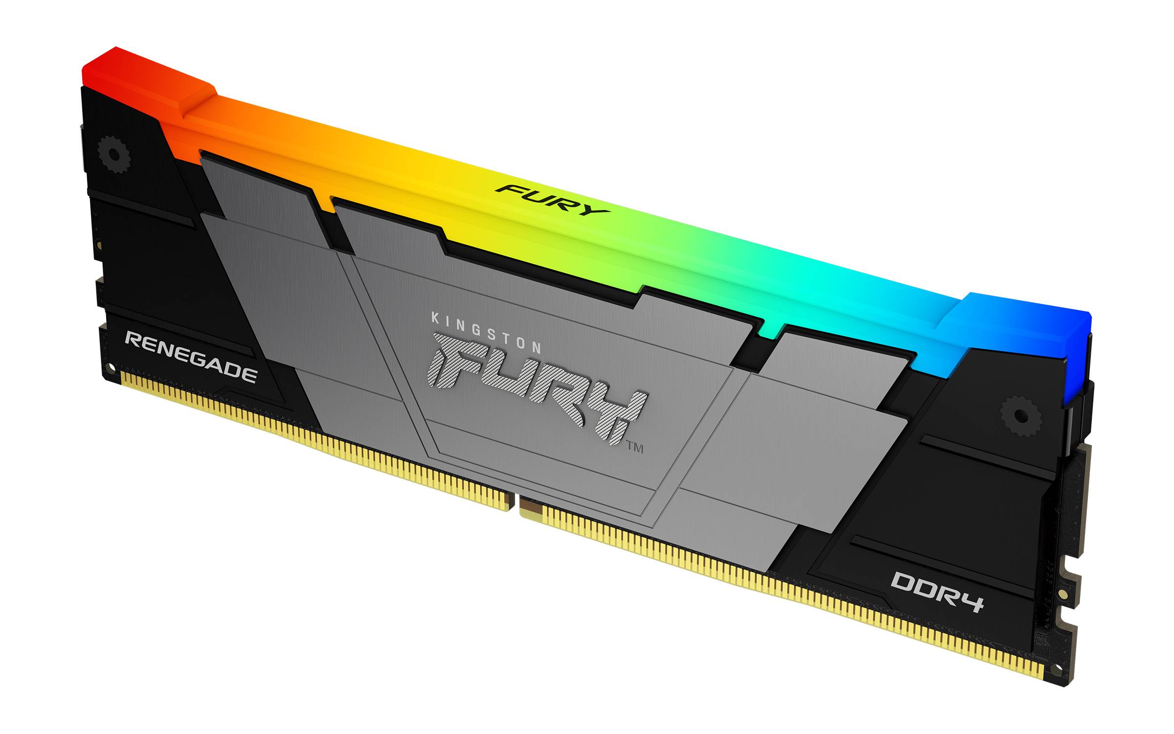 Rca Informatique - image du produit : 128GB DDR4-3600MT/S CL18 DIMM (KIT OF 4) FURY RENEGADE RGB