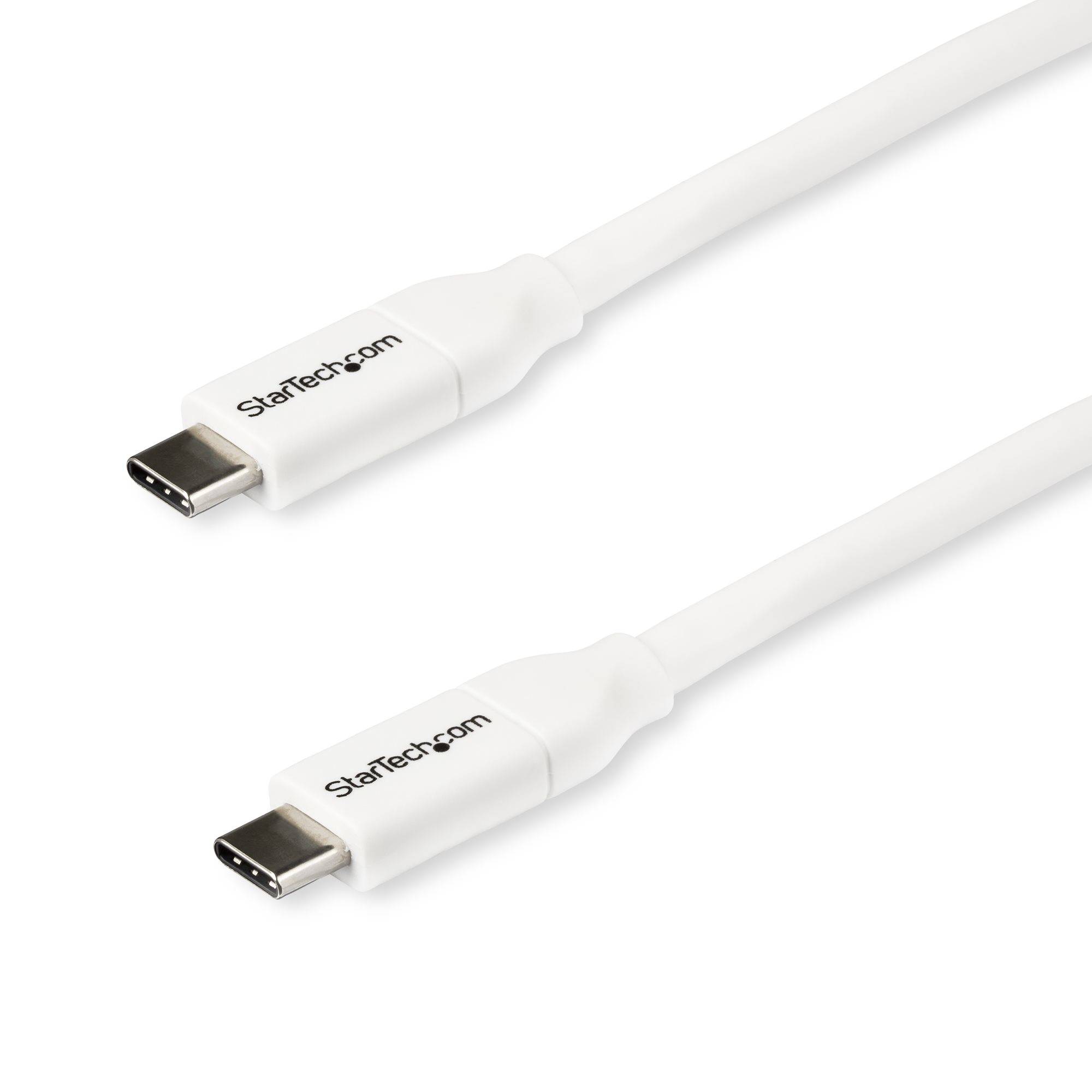 Rca Informatique - image du produit : 2M USB TYPE C CABLE WITH 5A PD - USB 2.0 - USB-IF CERTIFIED