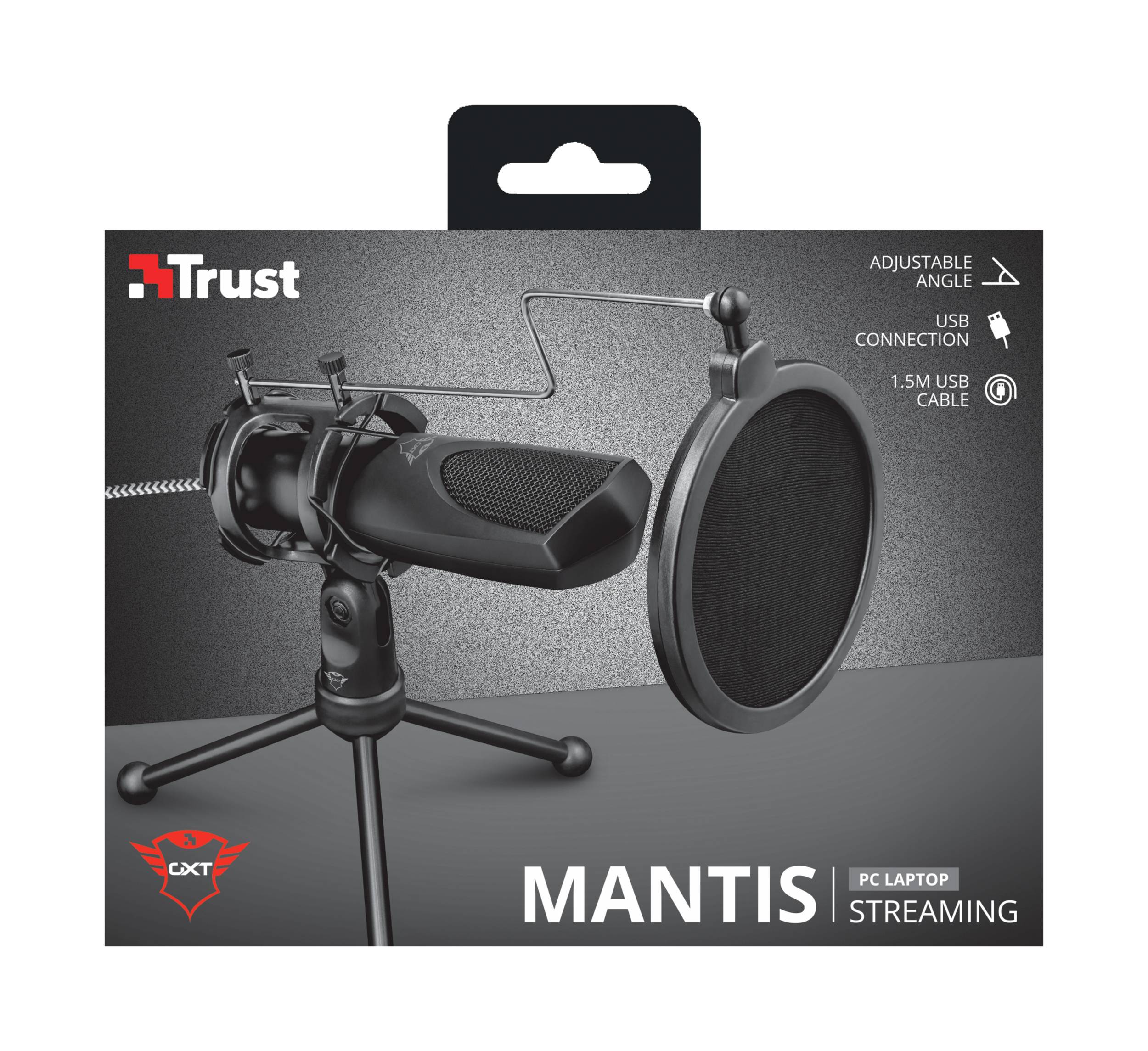 Rca Informatique - image du produit : GXT 232 MANTIS STREAMING MICROPHONE