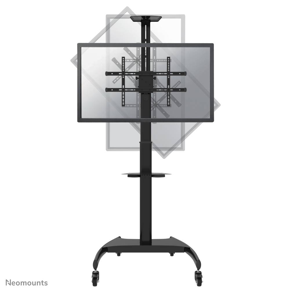 Rca Informatique - image du produit : MOBILE FLAT SCREEN FLOOR STAND (HEIGHT: 130-162 CM)