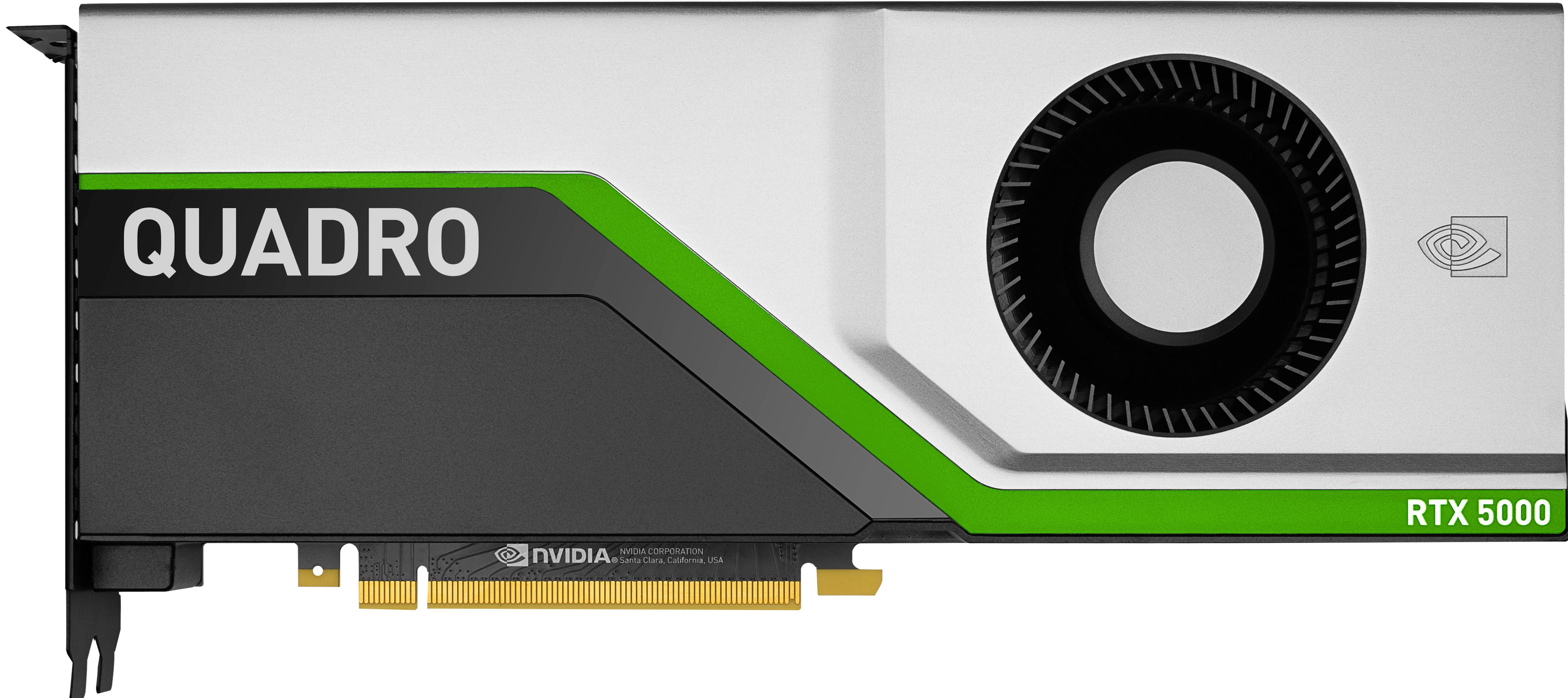 Rca Informatique - Image du produit : NVIDIA QUADRO RTX5000 16GB F/ DEDICATED WORKSTATION