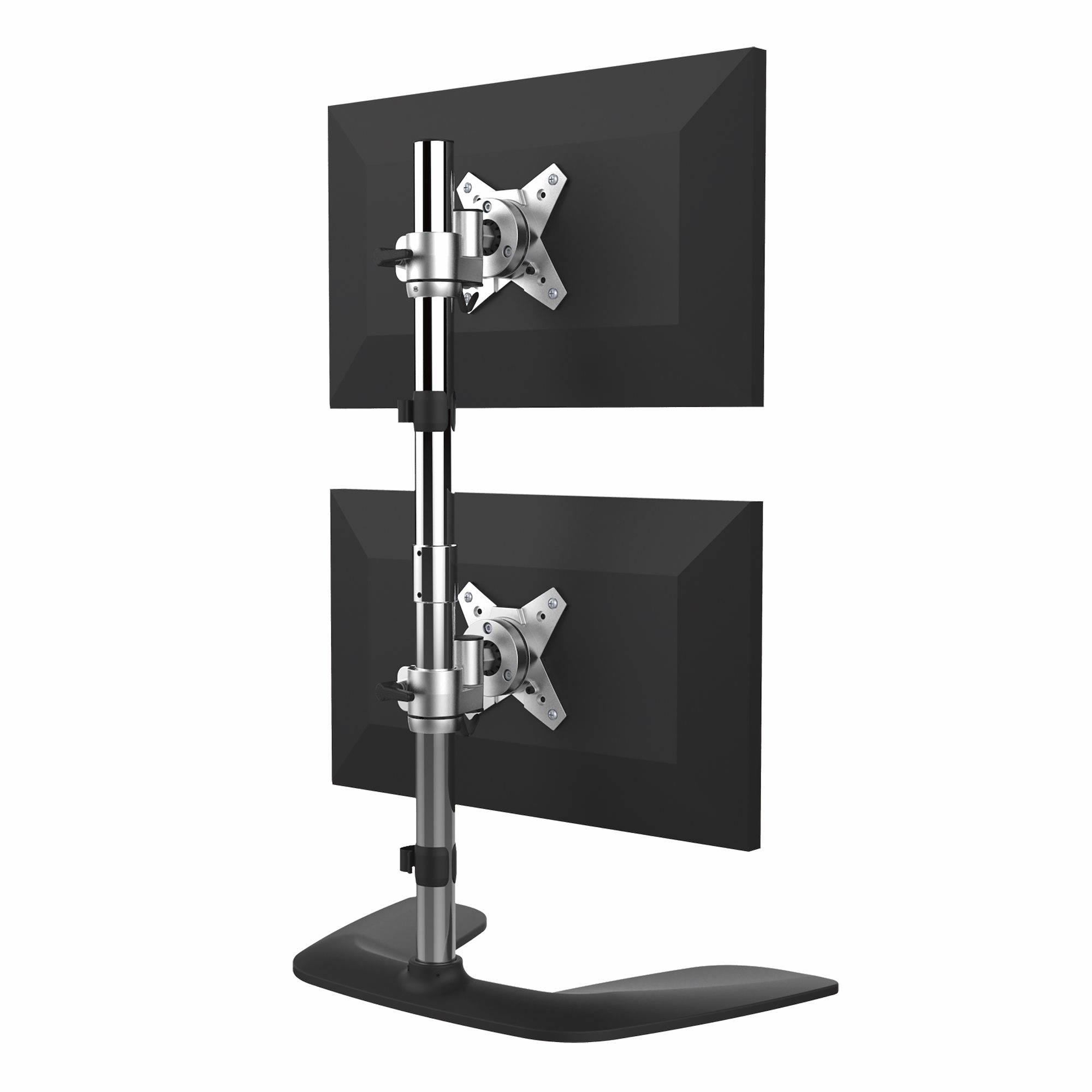 Rca Informatique - image du produit : VERTICAL SUPPORT FOR TWO MONITORS UP TO 27IN VESA