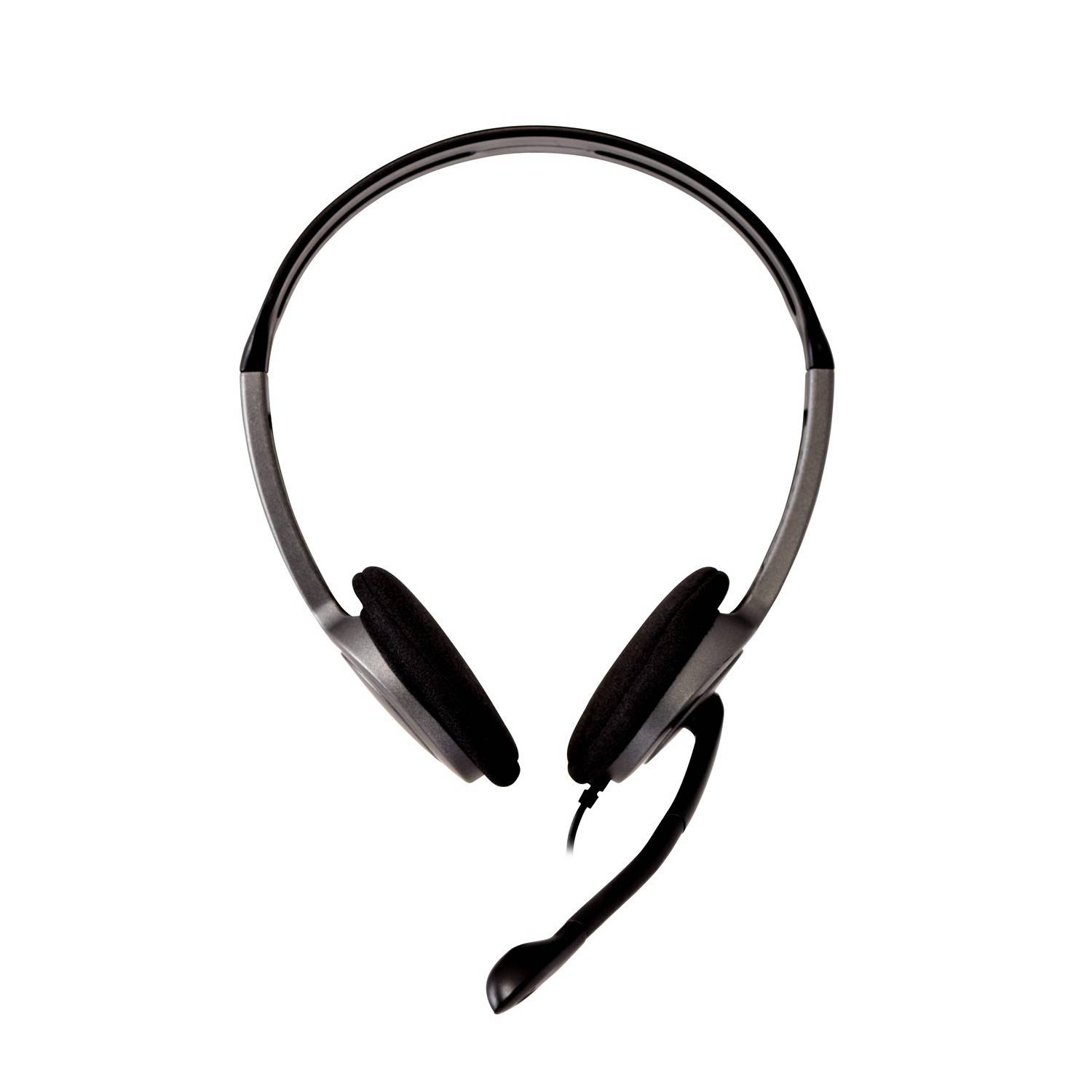 Rca Informatique - image du produit : 3.5MM STEREO HEADSET W/NOISE CANCELLING BOOM MIC 1.8M CABLE I