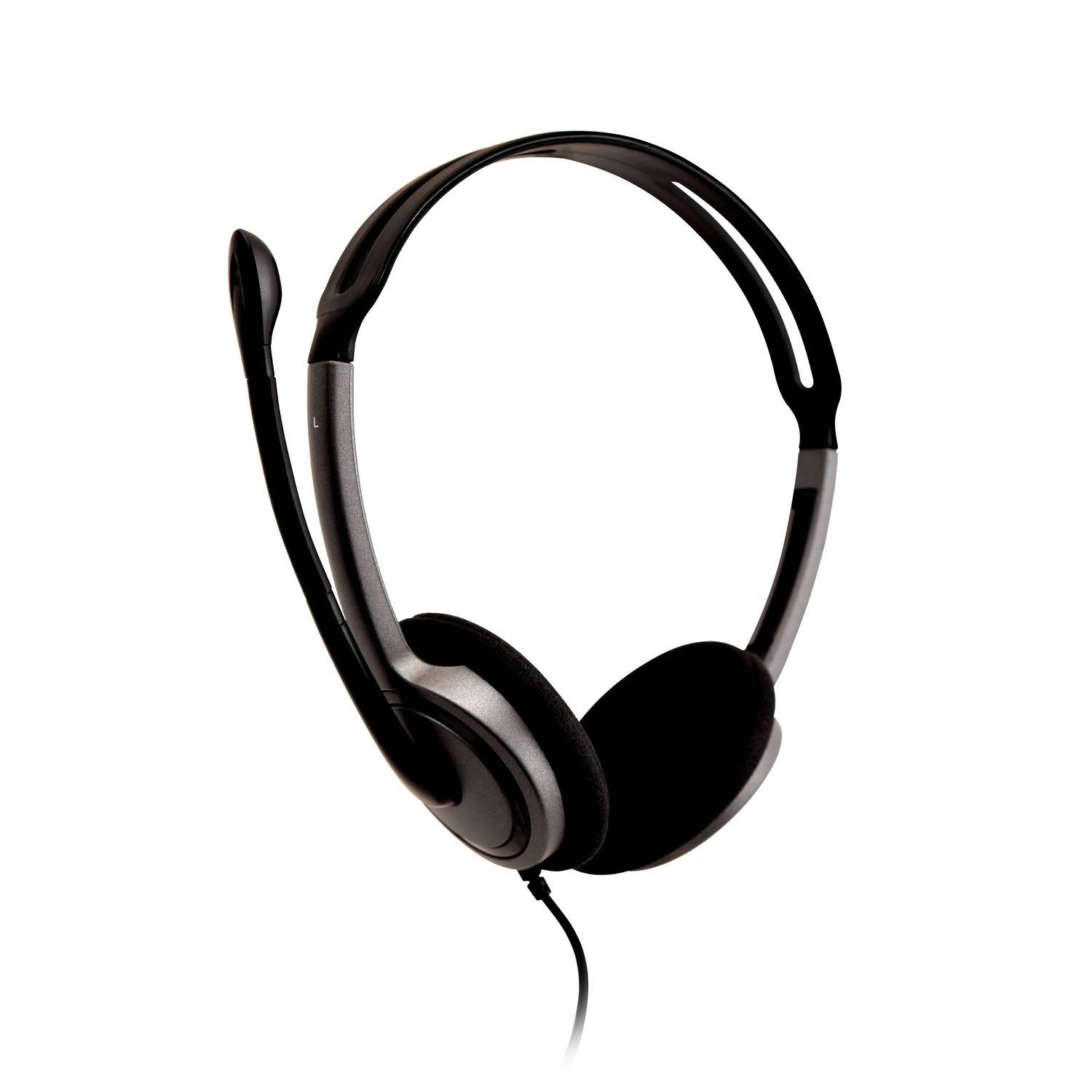 Rca Informatique - image du produit : 3.5MM STEREO HEADSET W/NOISE CANCELLING BOOM MIC 1.8M CABLE I