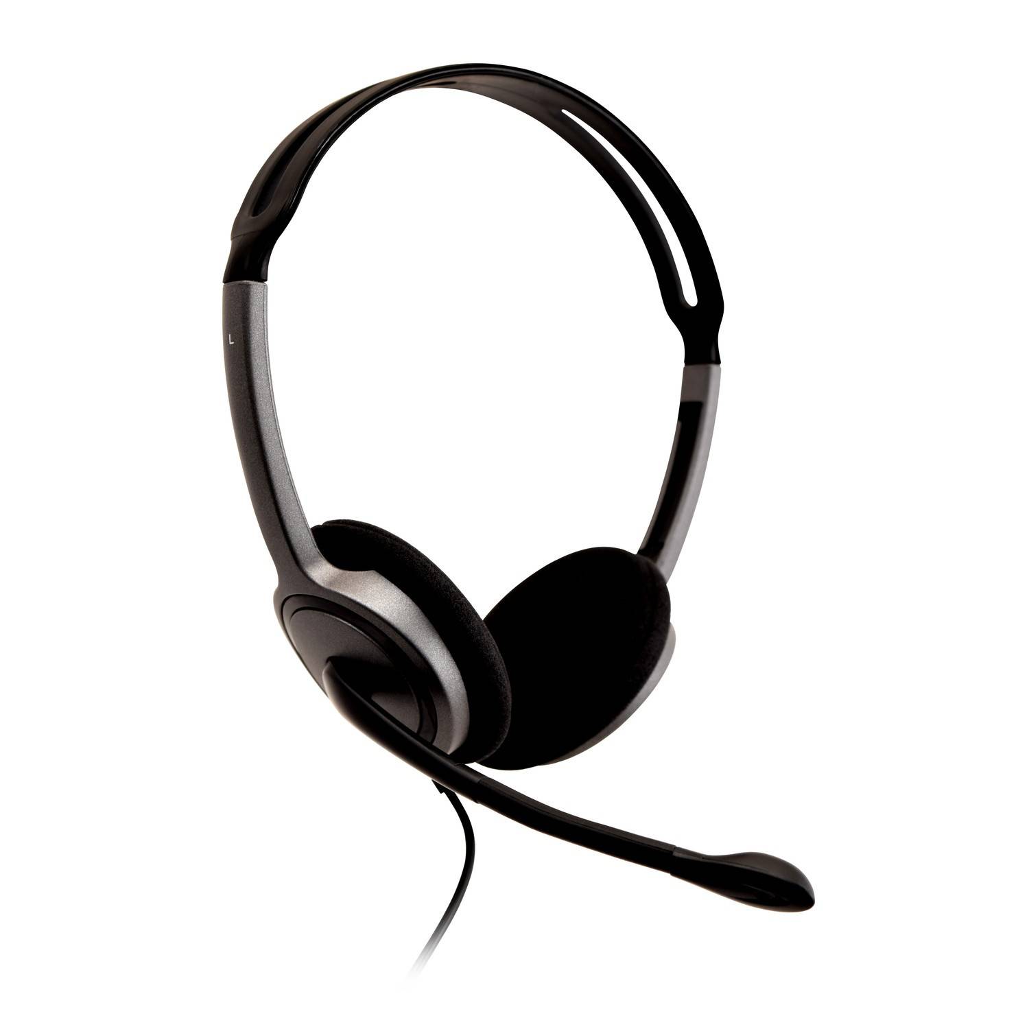 Rca Informatique - image du produit : 3.5MM STEREO HEADSET W/NOISE CANCELLING BOOM MIC 1.8M CABLE I