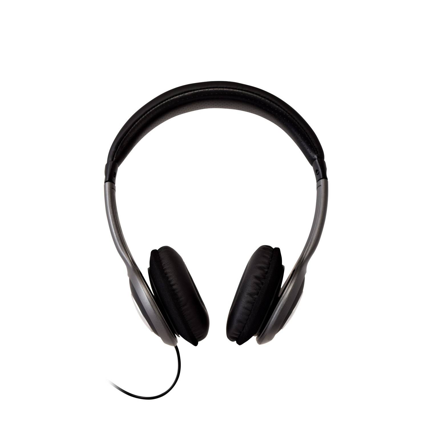 Rca Informatique - image du produit : CASQUE DELUXE STEREO JACK REDUCTEUR BRUIT 1.8M NOIR/GRIS