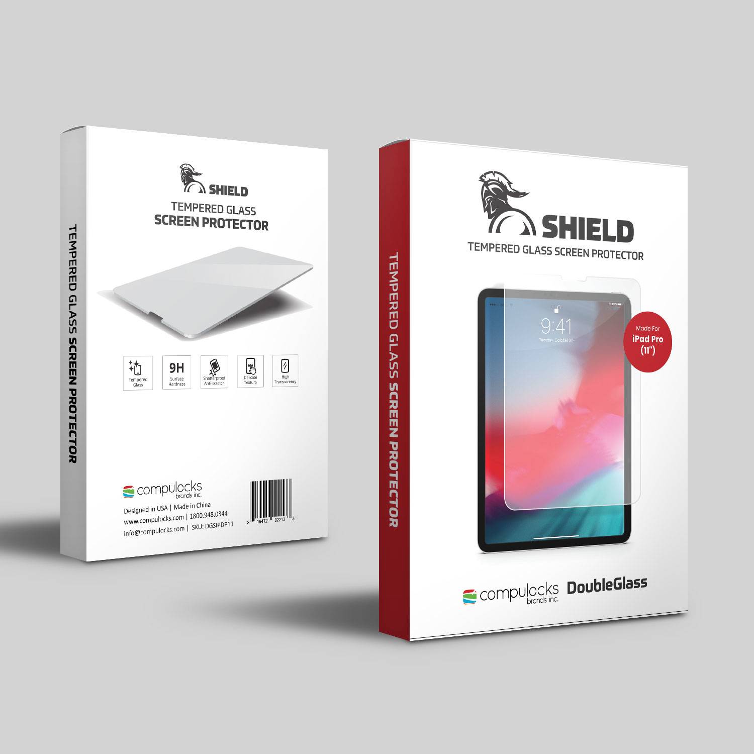 Rca Informatique - image du produit : DOUBLEGLASS SCREEN SHIELD IPAD PRO 11.0IN