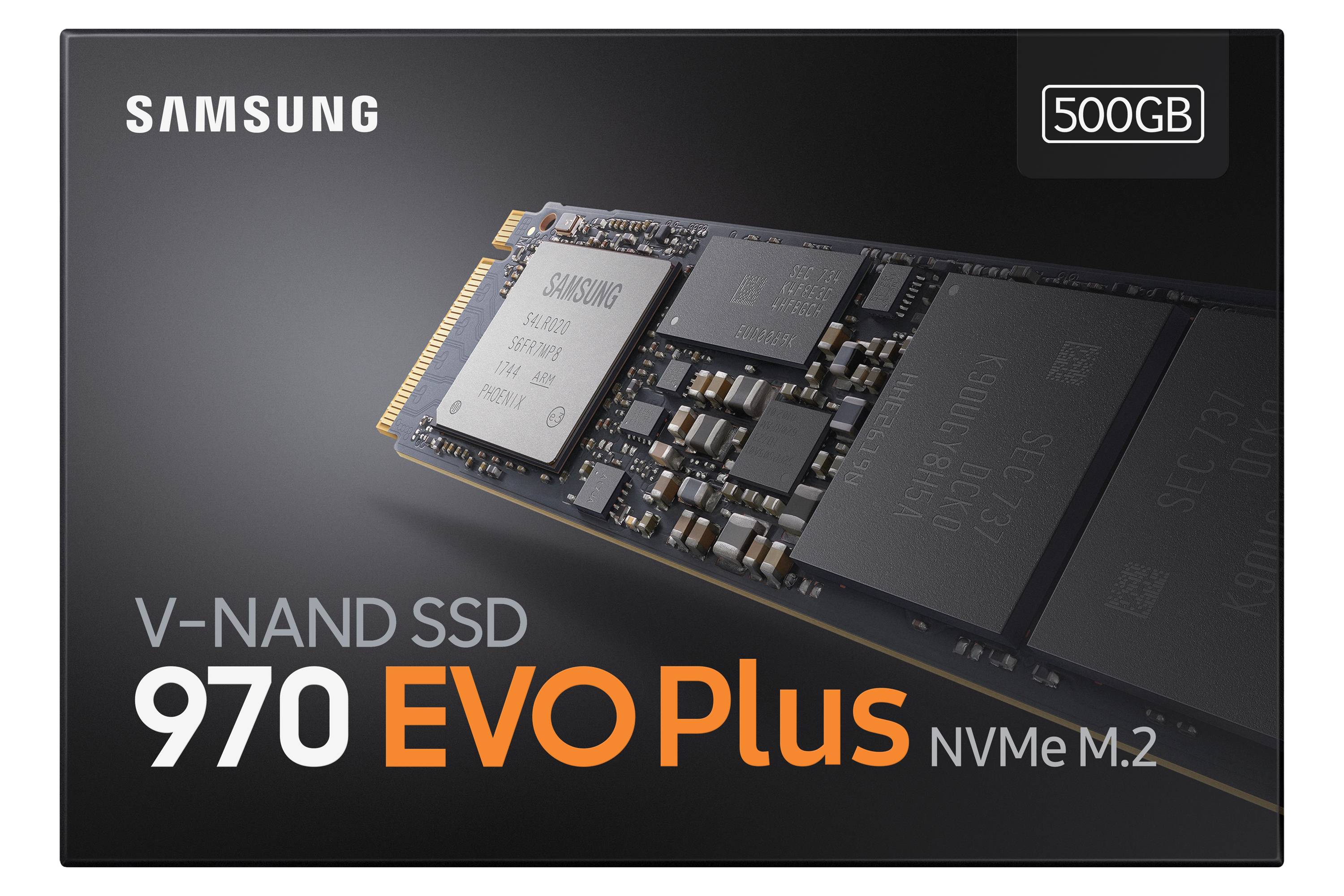 Rca Informatique - image du produit : SSD 970 EVO PLUS 500GB M.2 NVME PCIE 3.0 X4 NVME