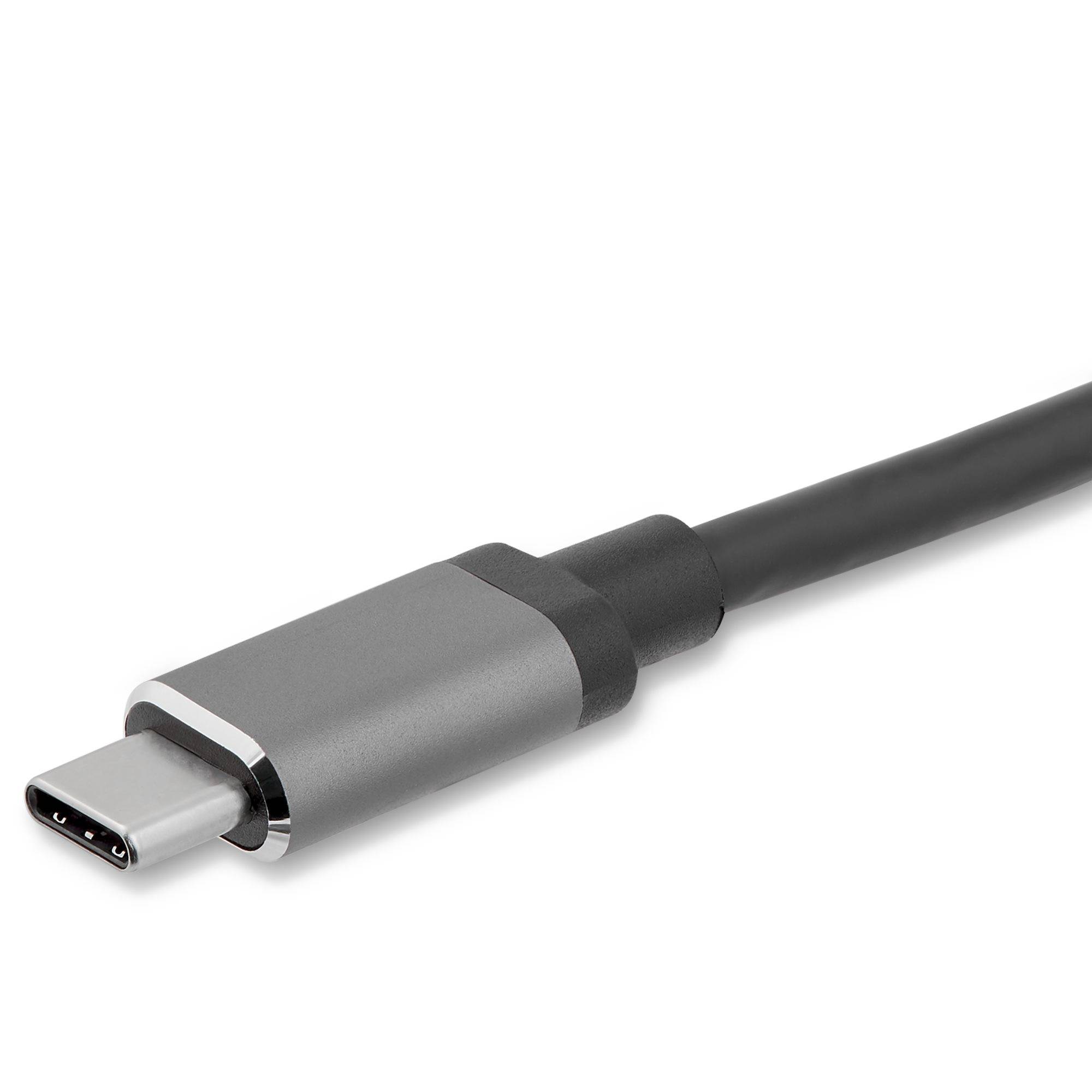 Rca Informatique - image du produit : USB-C TO VGA AND HDMI ADAPTER 2IN1 4K 30HZ SPACE GRAY