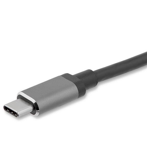 Rca Informatique - image du produit : USB-C TO VGA AND HDMI ADAPTER 2IN1 4K 30HZ SPACE GRAY