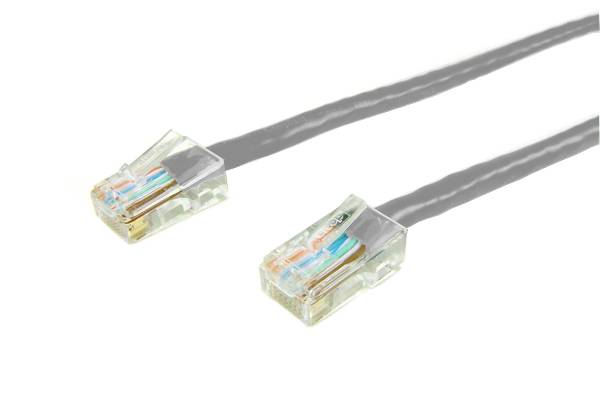 Rca Informatique - image du produit : CAT5 UTP 568B PATCH CABLE GREY RJ45M/RJ45M