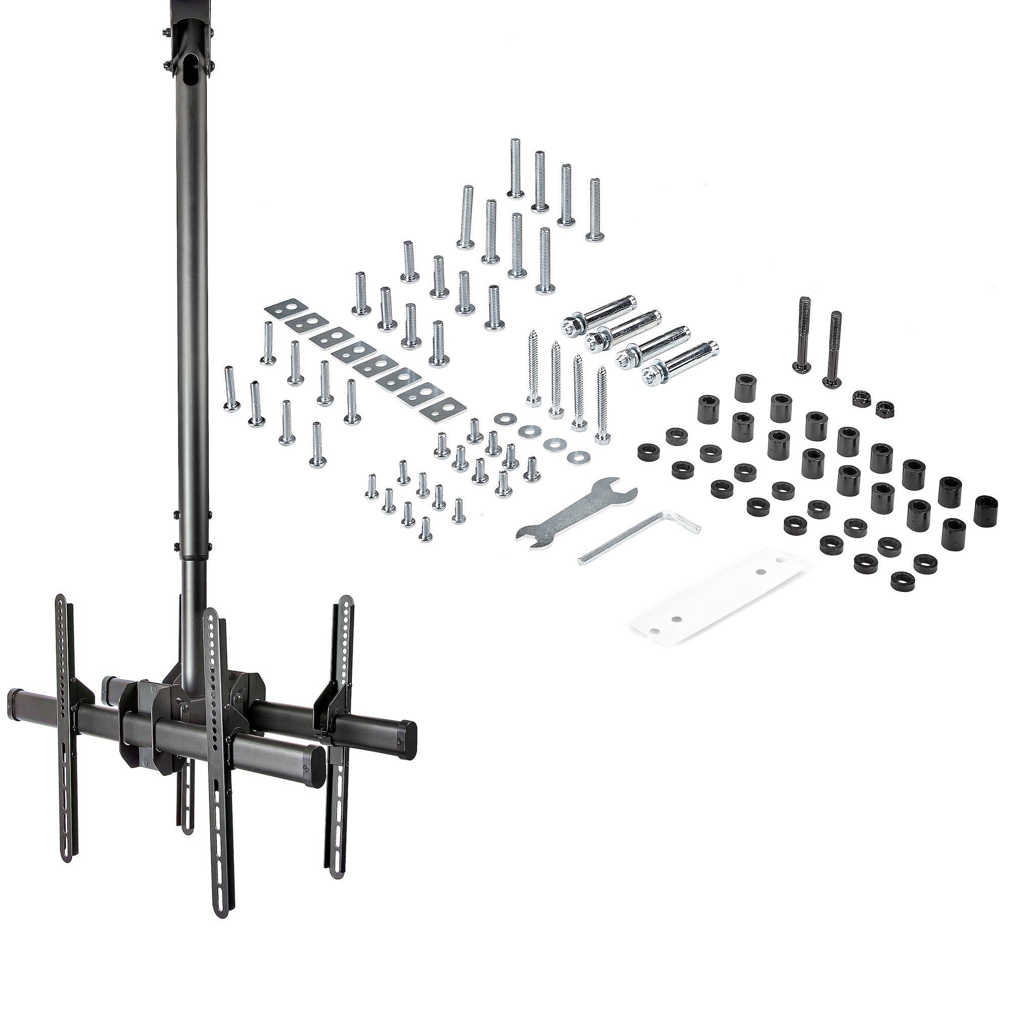 Rca Informatique - image du produit : CEILING TV MOUNT BACK-TO-BACK FOR 32IN TO 75IN DISPLAYS/STEEL