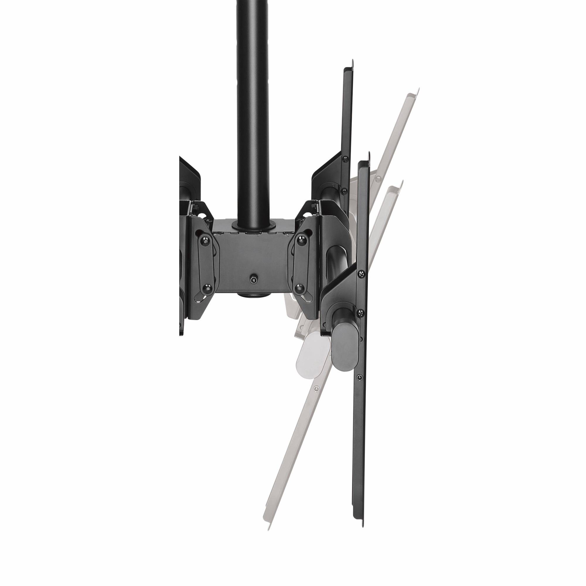 Rca Informatique - image du produit : CEILING TV MOUNT BACK-TO-BACK FOR 32IN TO 75IN DISPLAYS/STEEL