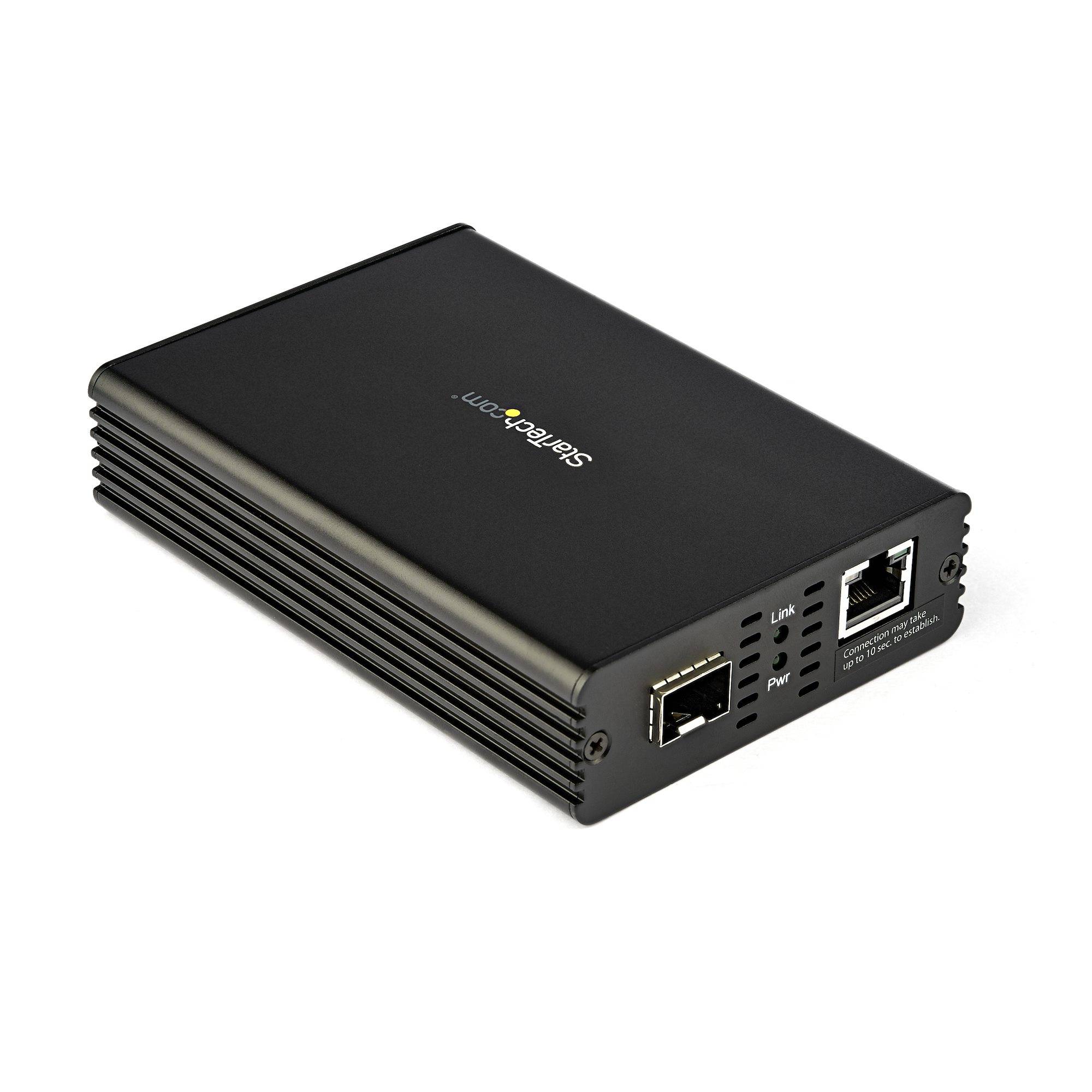 Rca Informatique - image du produit : 10GB ETHERNET FIBER MEDIA CONVERTER WITH OPEN SFP+ SLOT