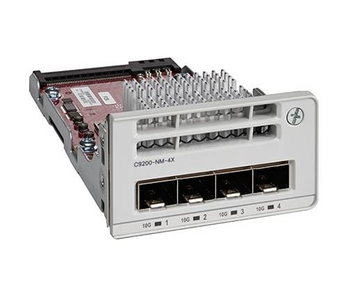 Rca Informatique - Image du produit : CATALYST 9200 4 X 10G NETWORK MODULE