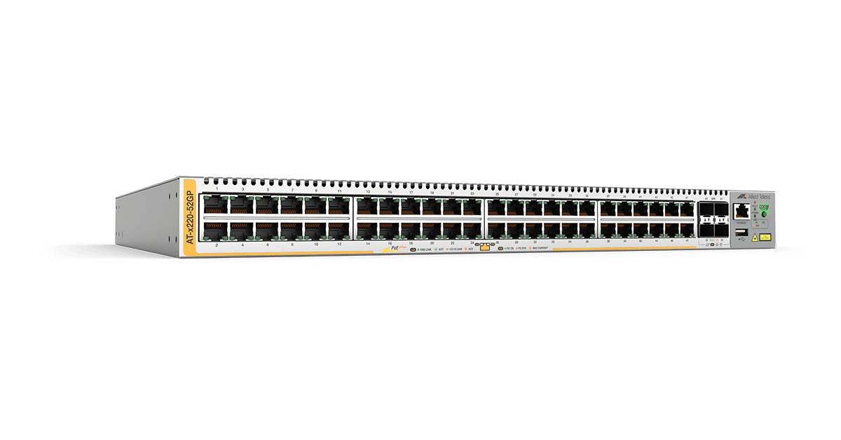 Rca Informatique - Image du produit : L3 SWITCH 48-PORT 10/100/1000T P +4-PORT 100/1000X SFP EU PC