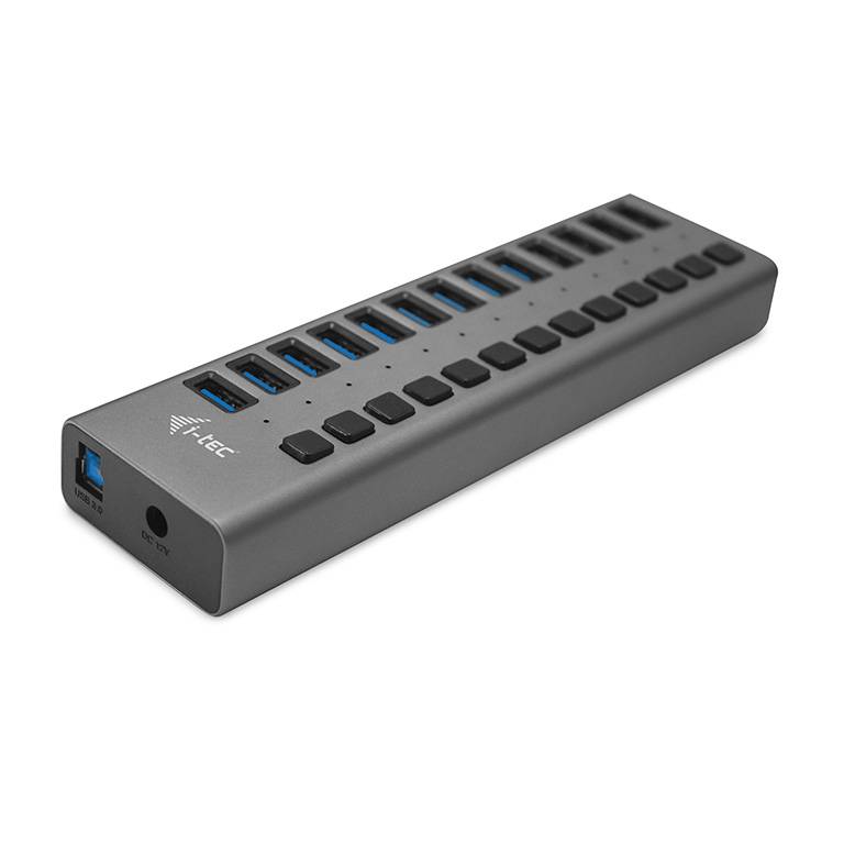 Rca Informatique - image du produit : I-TEC USB 3.0 HUB 13 PORT 60 W I-TEC USB 3.0 HUB 13 PORT 60 W