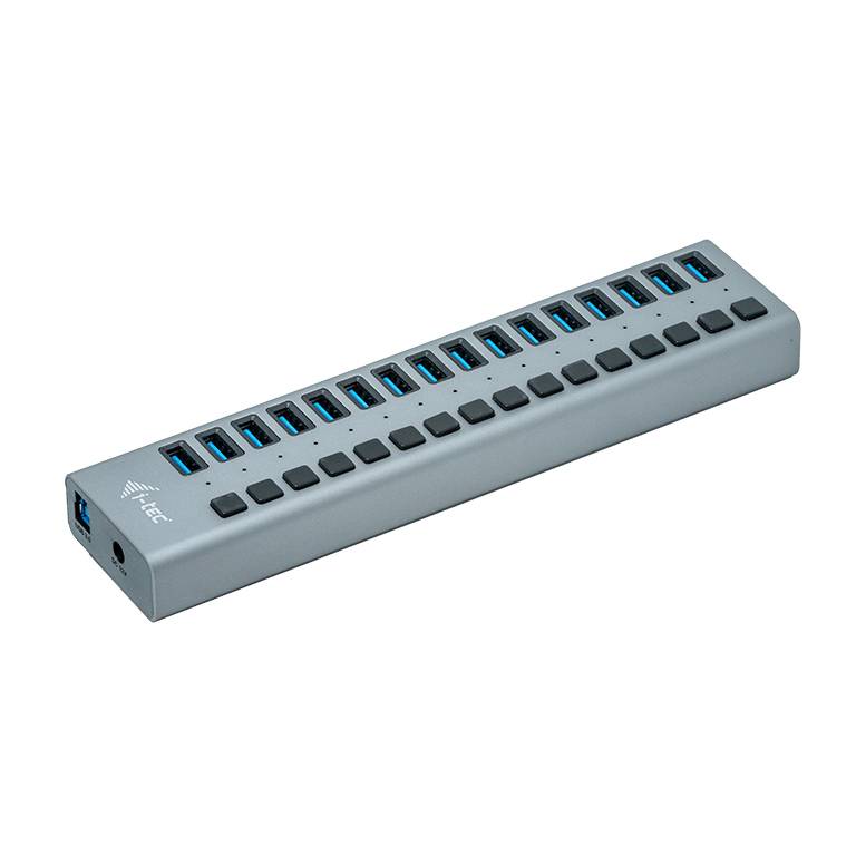 Rca Informatique - image du produit : I-TEC USB 3.0 HUB 16 PORT 90 W I-TEC USB 3.0 HUB 16 PORT 90 W