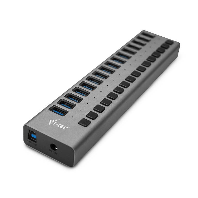 Rca Informatique - image du produit : I-TEC USB 3.0 HUB 16 PORT 90 W I-TEC USB 3.0 HUB 16 PORT 90 W