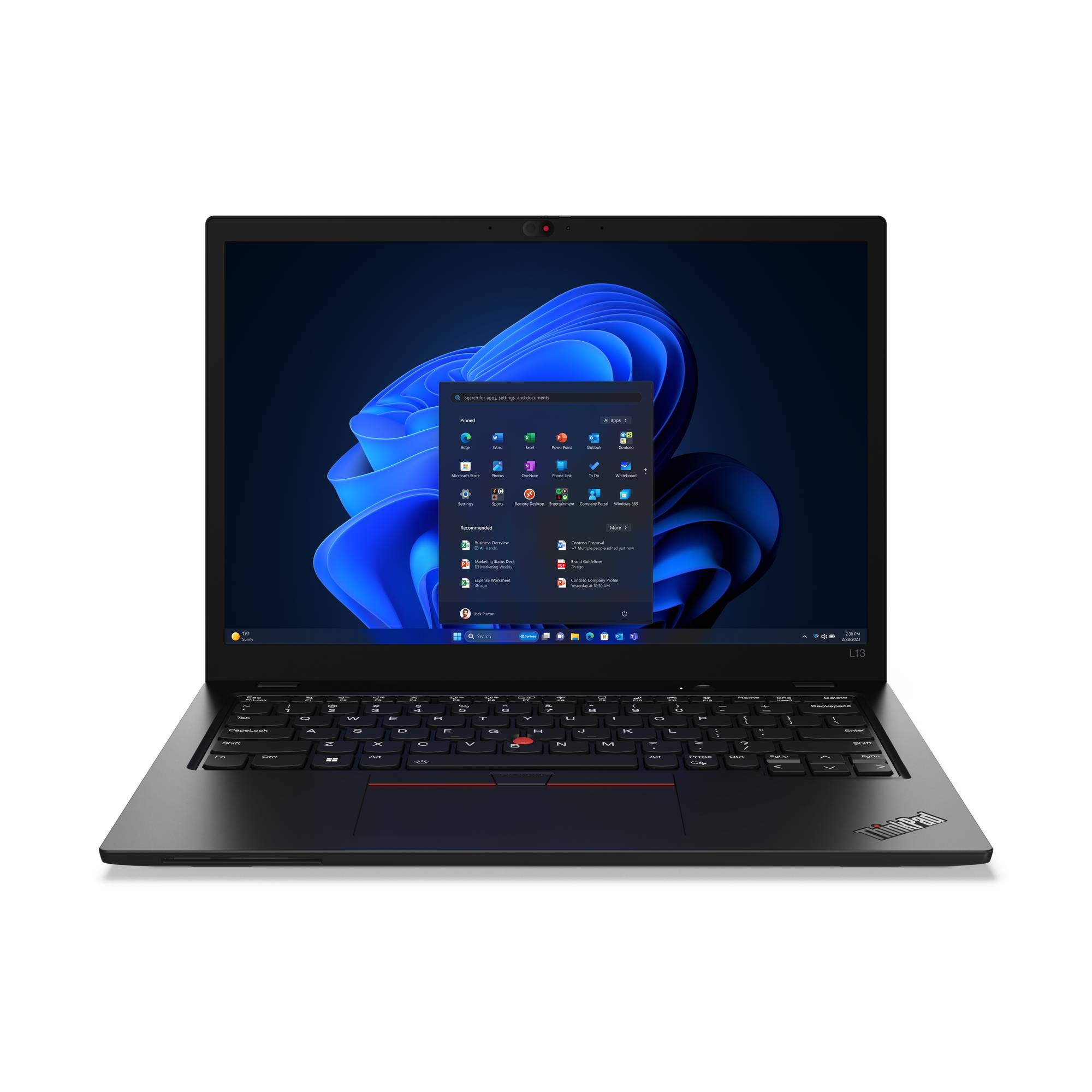 Rca Informatique - Image du produit : THINKPAD L13 CLAM ULTRA 5 125U 512GB 16GB 13IN NOOD W11P