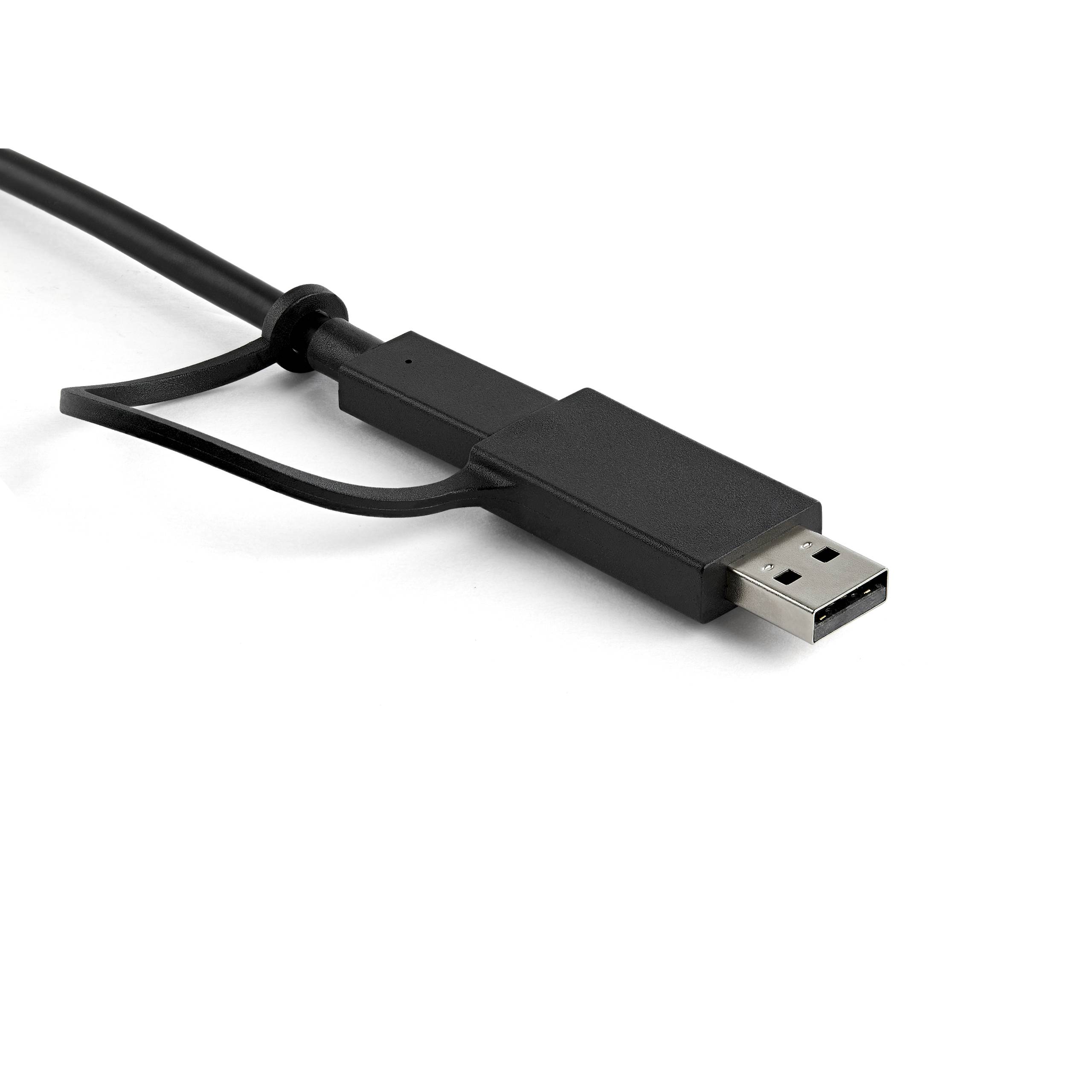 Rca Informatique - image du produit : 2 X 4K UNIVERSAL LAPTOP DOCKING STATION USB-C/USB 3.0 100W PD
