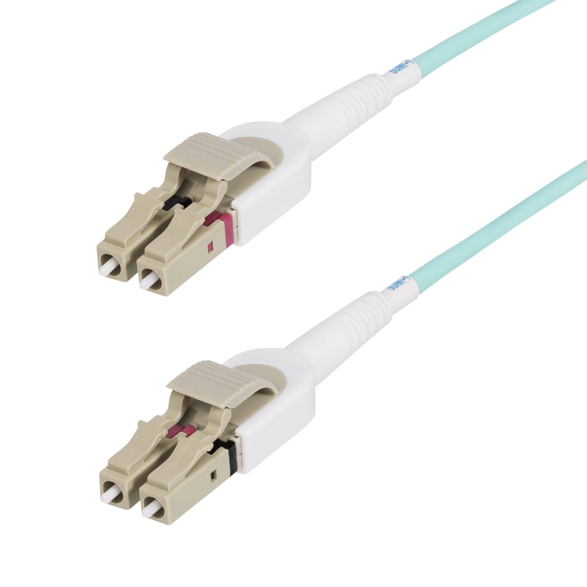 Rca Informatique - Image du produit : OM4 LC/LC MULTIMODE FIBER CABLE LSZH - 50/125 100G