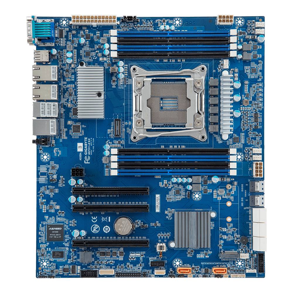 Rca Informatique - image du produit : INTEL MB MF51-ES0 1XLGA2066 8XDIMM 2X10GB 2X1GB 8XSATA3