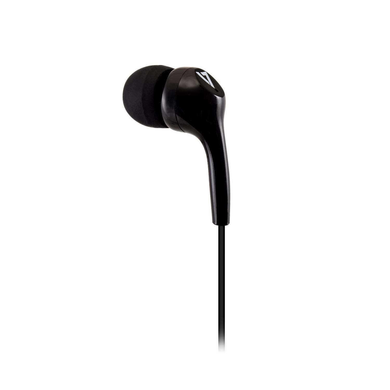 Rca Informatique - image du produit : ECOUTEURS INTRA AURICULAI JACK ISOLATION ACOUSTIQUE 1.2M NOIR