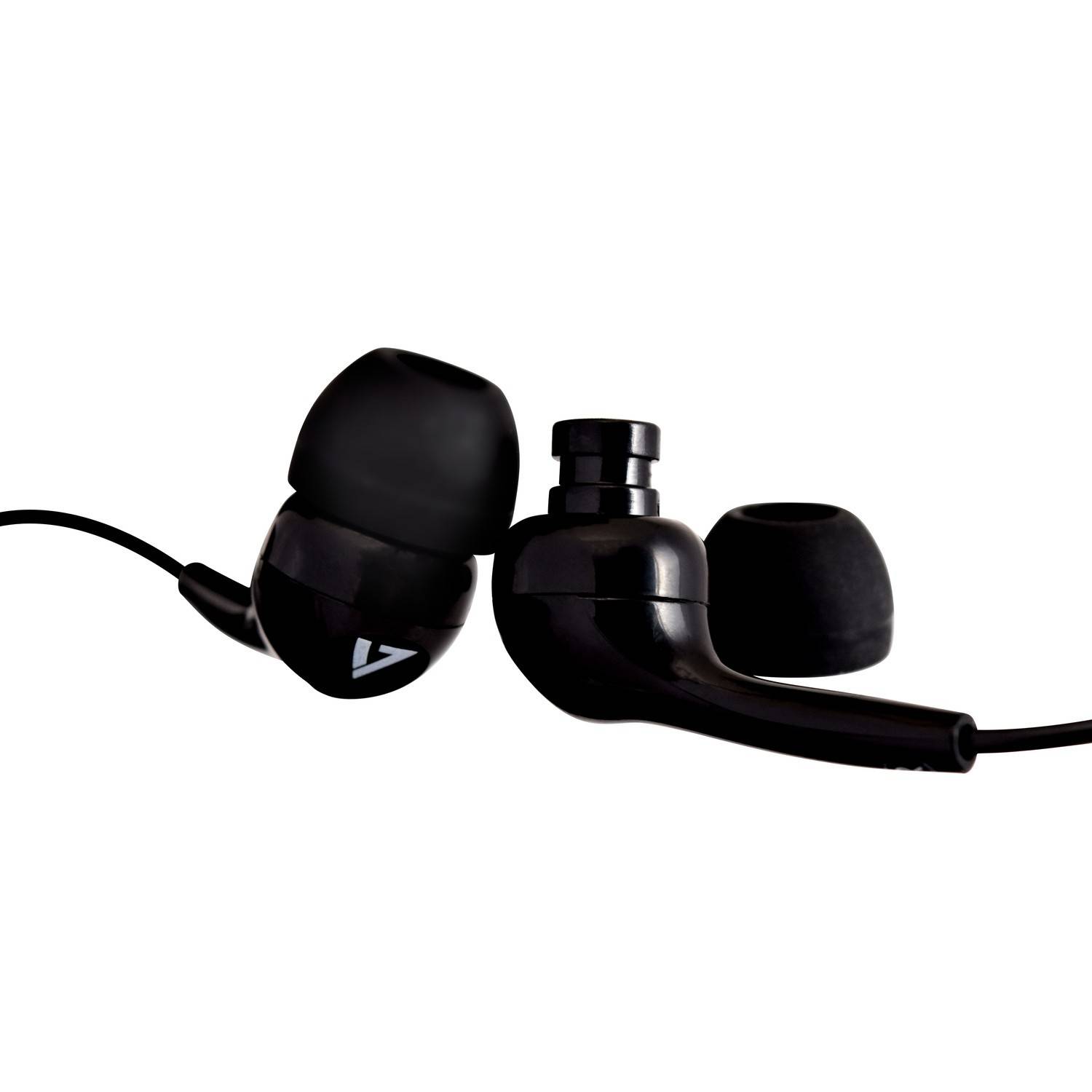 Rca Informatique - image du produit : ECOUTEURS INTRA AURICULAI JACK ISOLATION ACOUSTIQUE 1.2M NOIR