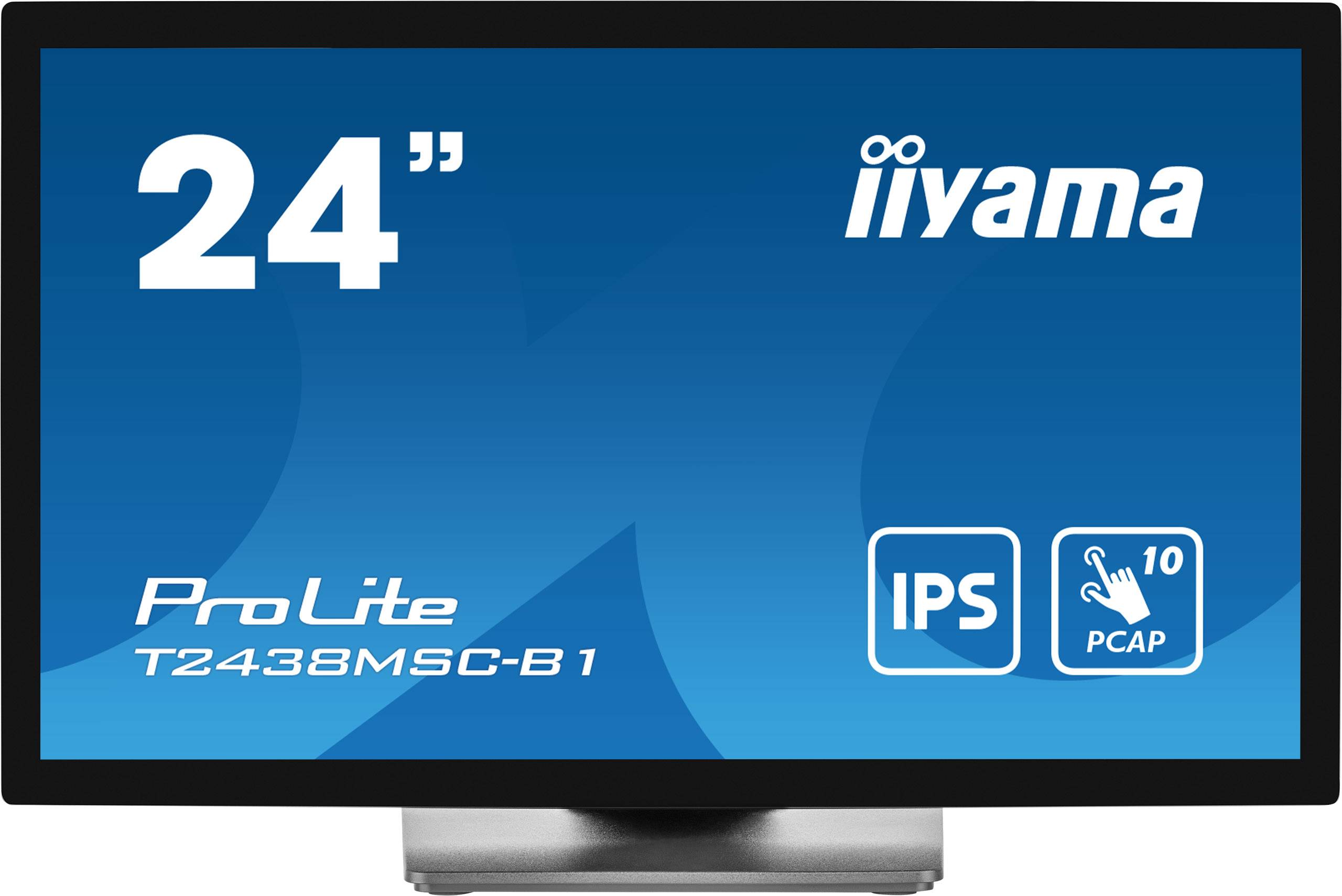 Rca Informatique - image du produit : T2438MSC-B1 23.8IN PCAP IPS/FHD/600CD/HDMI/DP/2USB