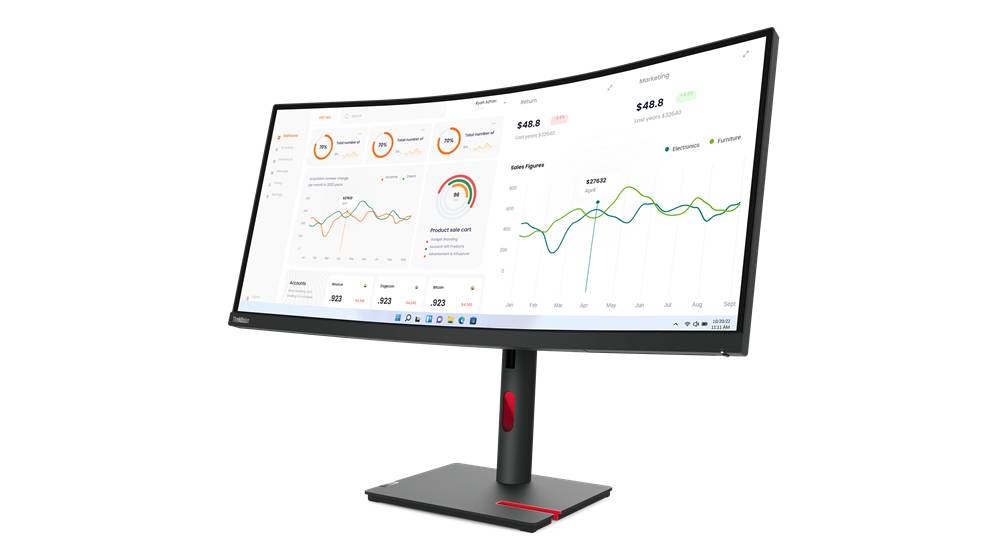 Rca Informatique - image du produit : THINKVISION T34W-30 34-INCH MONITOR