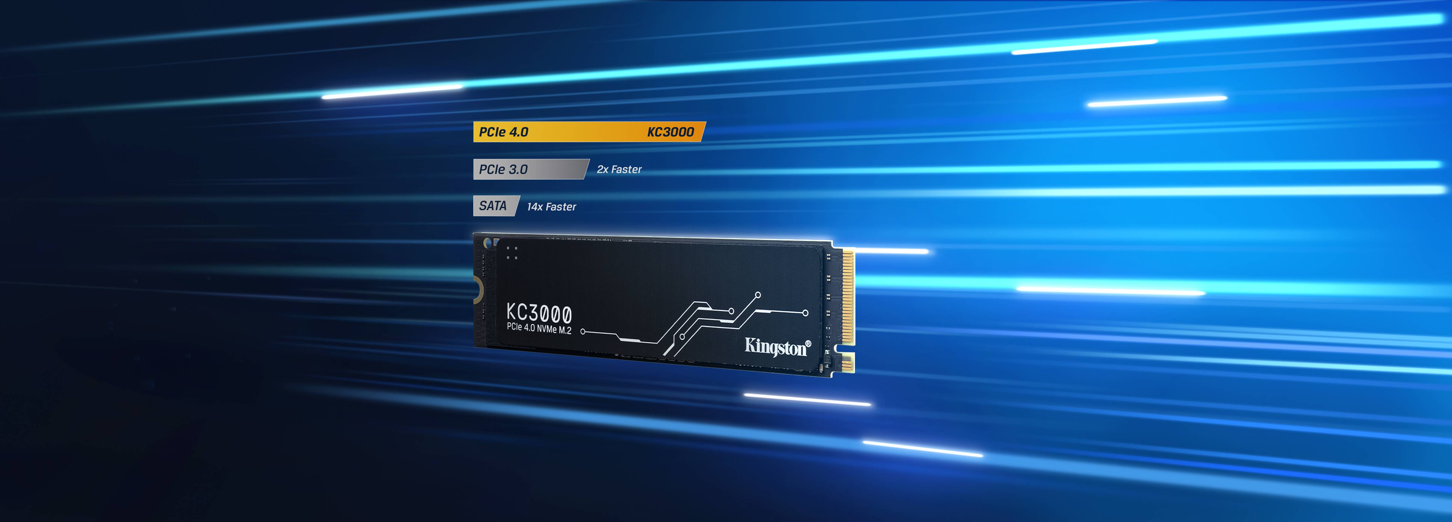 Rca Informatique - image du produit : 512G KC3000 NVME M.2 SSD PCIE 4.0.