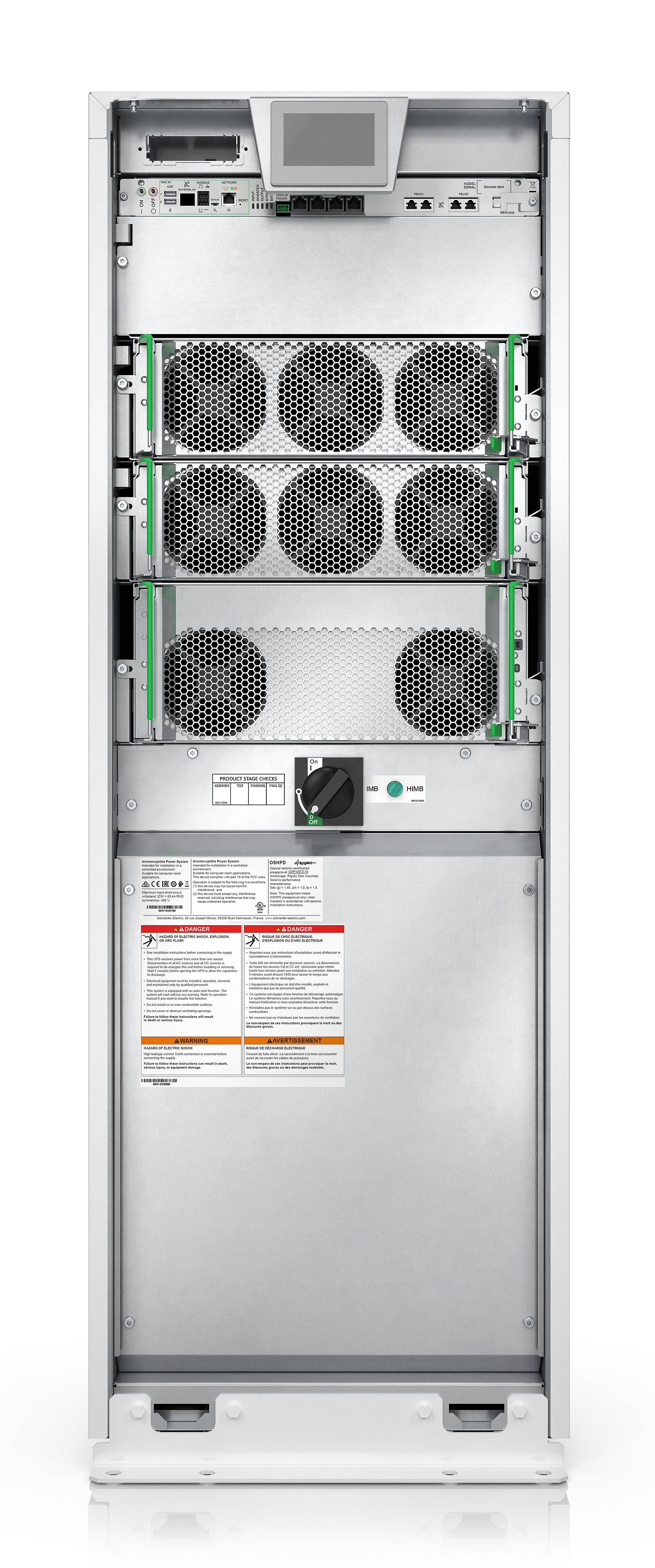 Rca Informatique - image du produit : GALAXY VS UPS 100KW 400V FOR EXTERNAL BATTERIES START-UP 5X8