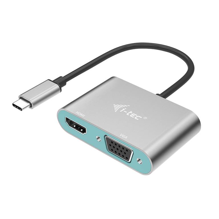 Rca Informatique - Image du produit : I-TEC USB-C HDMI + VGA ADAPTER USB-C HDMI + VGA ADAPTER