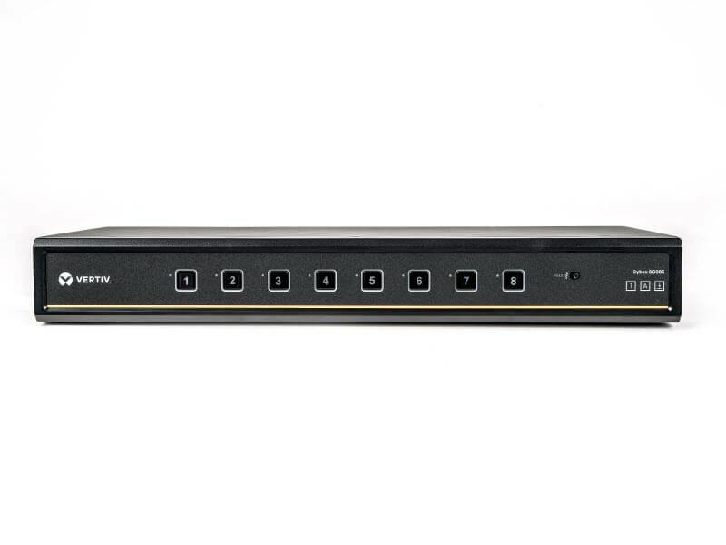 Rca Informatique - Image du produit : CYBEX SC UNIVERSAL DP/H SECURE KVM SWITCH 8-PORT DUAL DISPLAY W