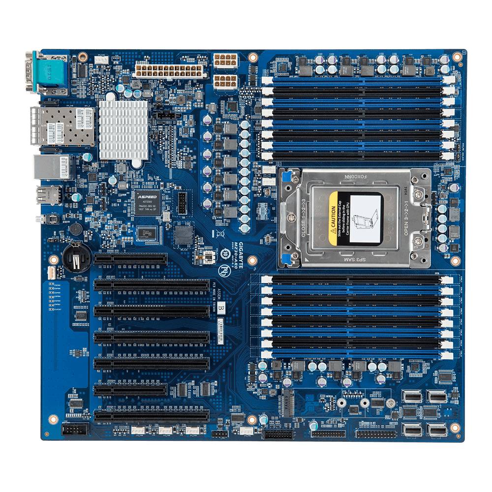 Rca Informatique - image du produit : AMD MB MZ31-AR0 BULK 1XEPYC 16XDIMM 2X10GB 16XSATA3 7XPCIE3