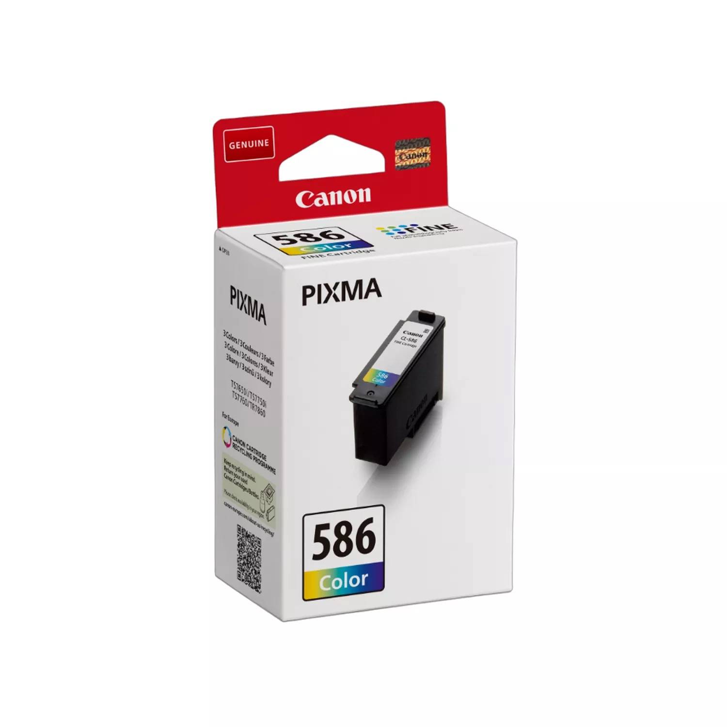 Rca Informatique - image du produit : CL-586 EUR COLOR INK CARTRIDGE