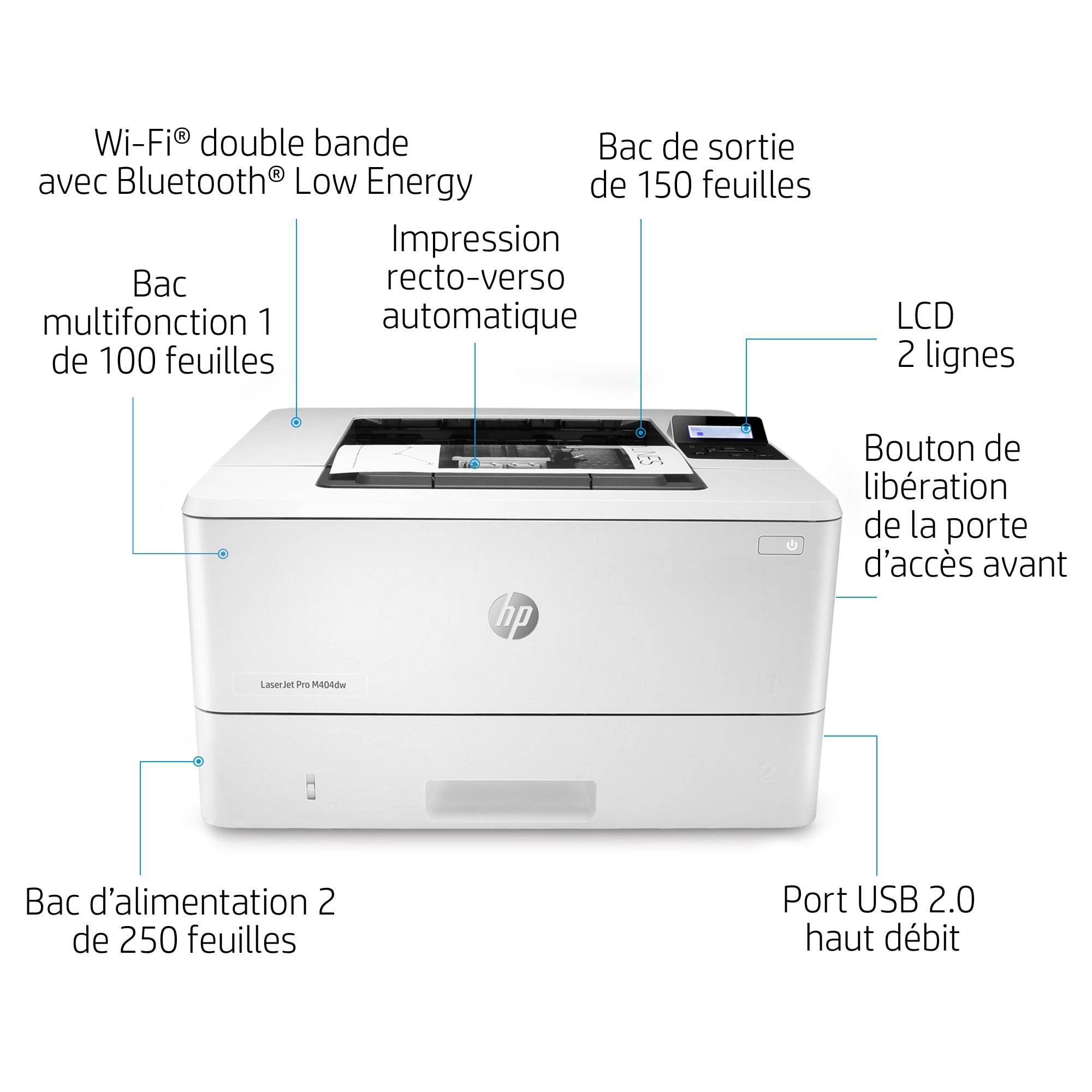 Rca Informatique - image du produit : LASERJET M404DW PRO 40PPM A4