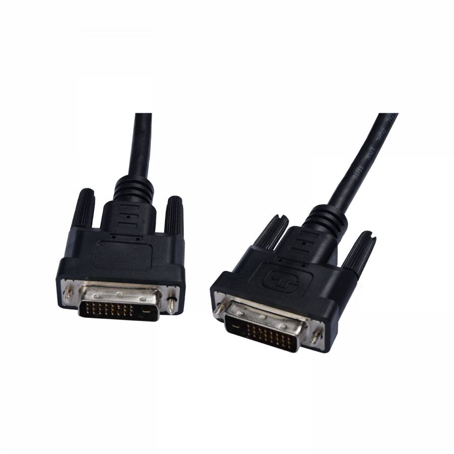 Rca Informatique - image du produit : DVI CABLE DUAL LINK 3M 10FT BLK DVI-D CABLE 4K 30HZ UHD BLACK