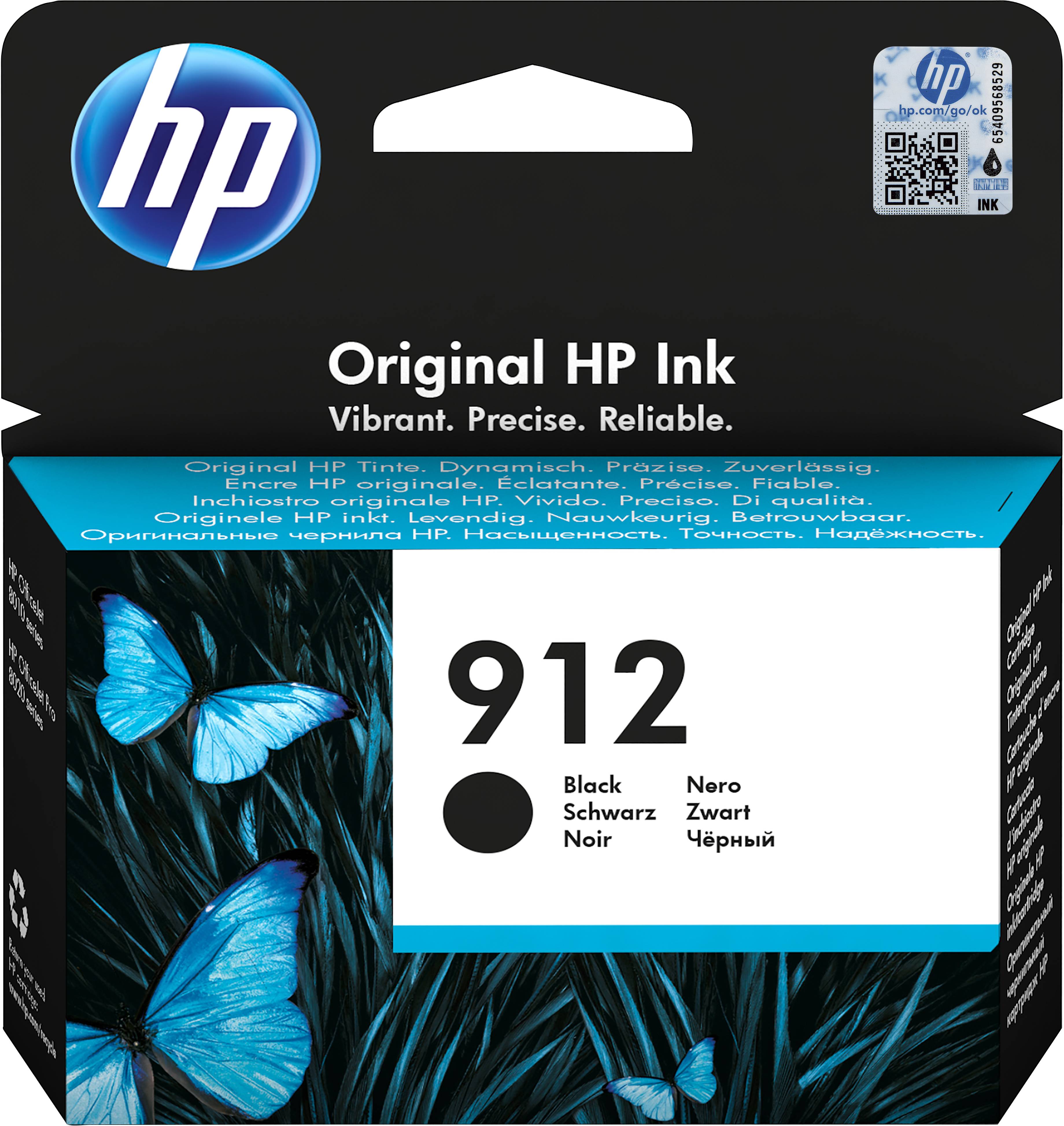 Rca Informatique - Image du produit : INK CARTRIDGE 912 BLACK DE/FR/NL/BE/UK/IT/SE