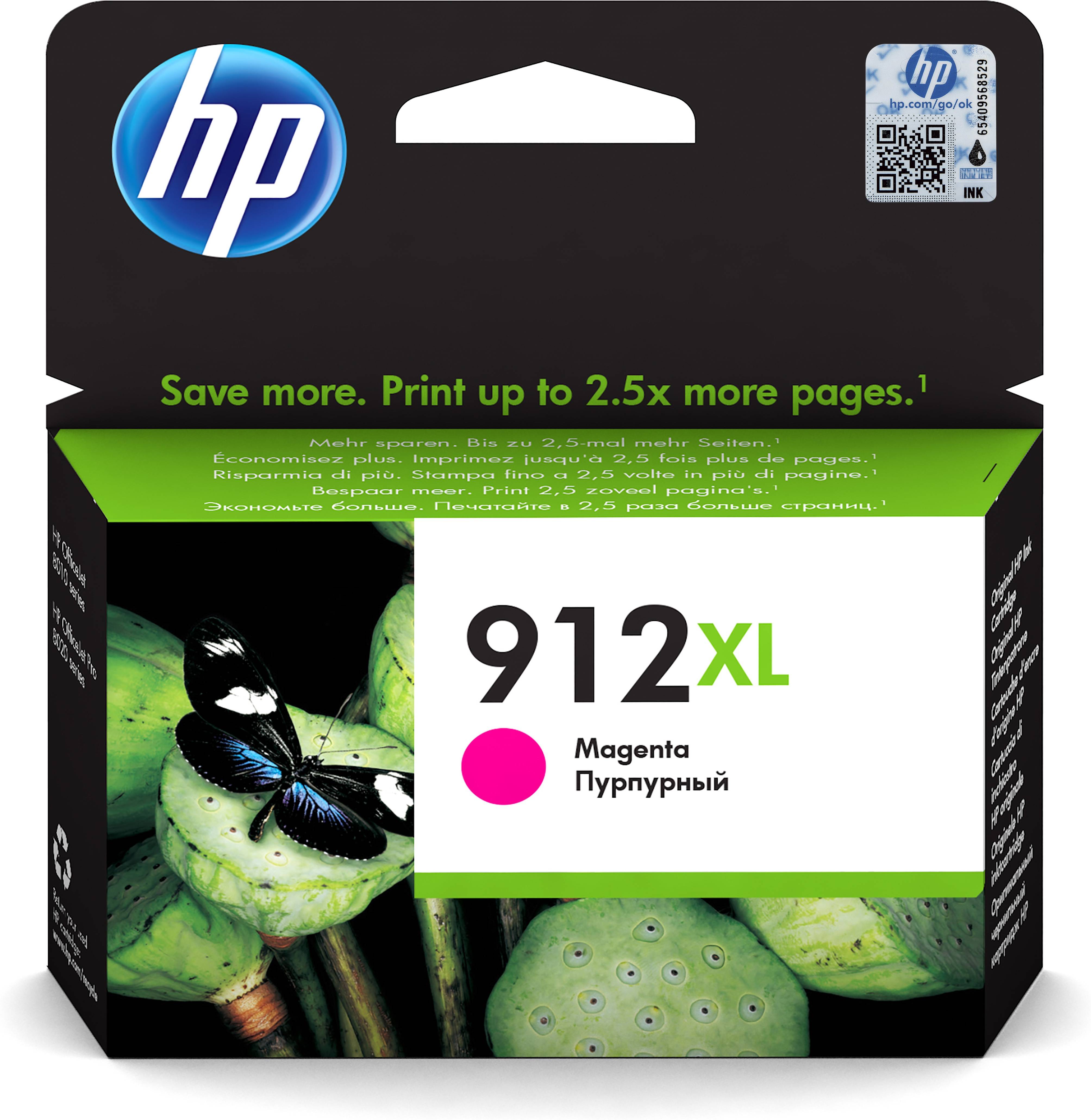 Rca Informatique - Image du produit : INK CARTRIDGE 912XL MAGENTA DE/FR/NL/BE/UK/IT/SE