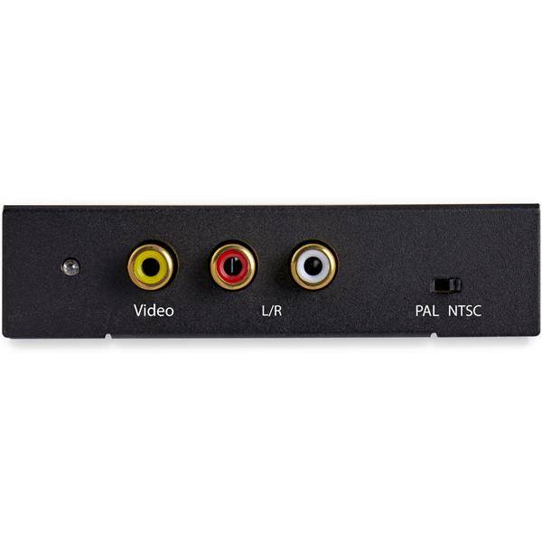 Rca Informatique - image du produit : HDMI TO RCA CONVERTER BOX WITH AUDIO-COMPOSITE VID ADAPTER