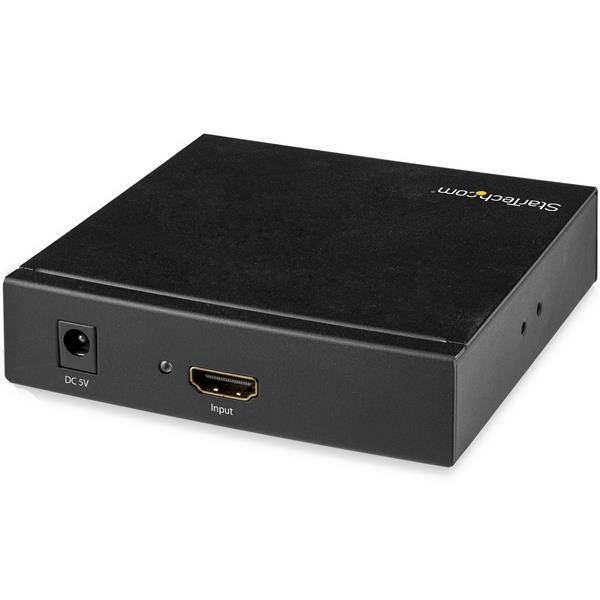 Rca Informatique - image du produit : HDMI TO RCA CONVERTER BOX WITH AUDIO-COMPOSITE VID ADAPTER