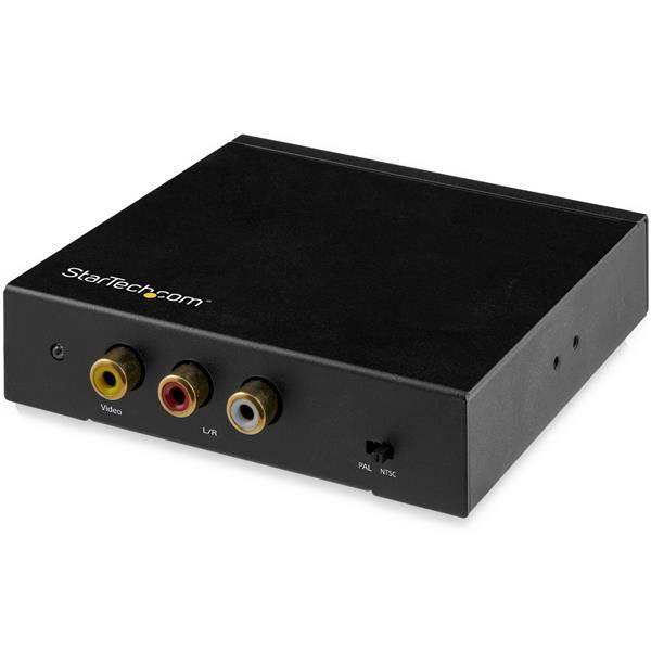 Rca Informatique - Image du produit : HDMI TO RCA CONVERTER BOX WITH AUDIO-COMPOSITE VID ADAPTER