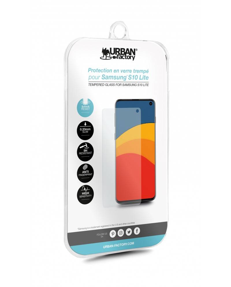 Rca Informatique - image du produit : 9H TEMPERED GLASS 0.33MM SAMSUNG S10 LITE